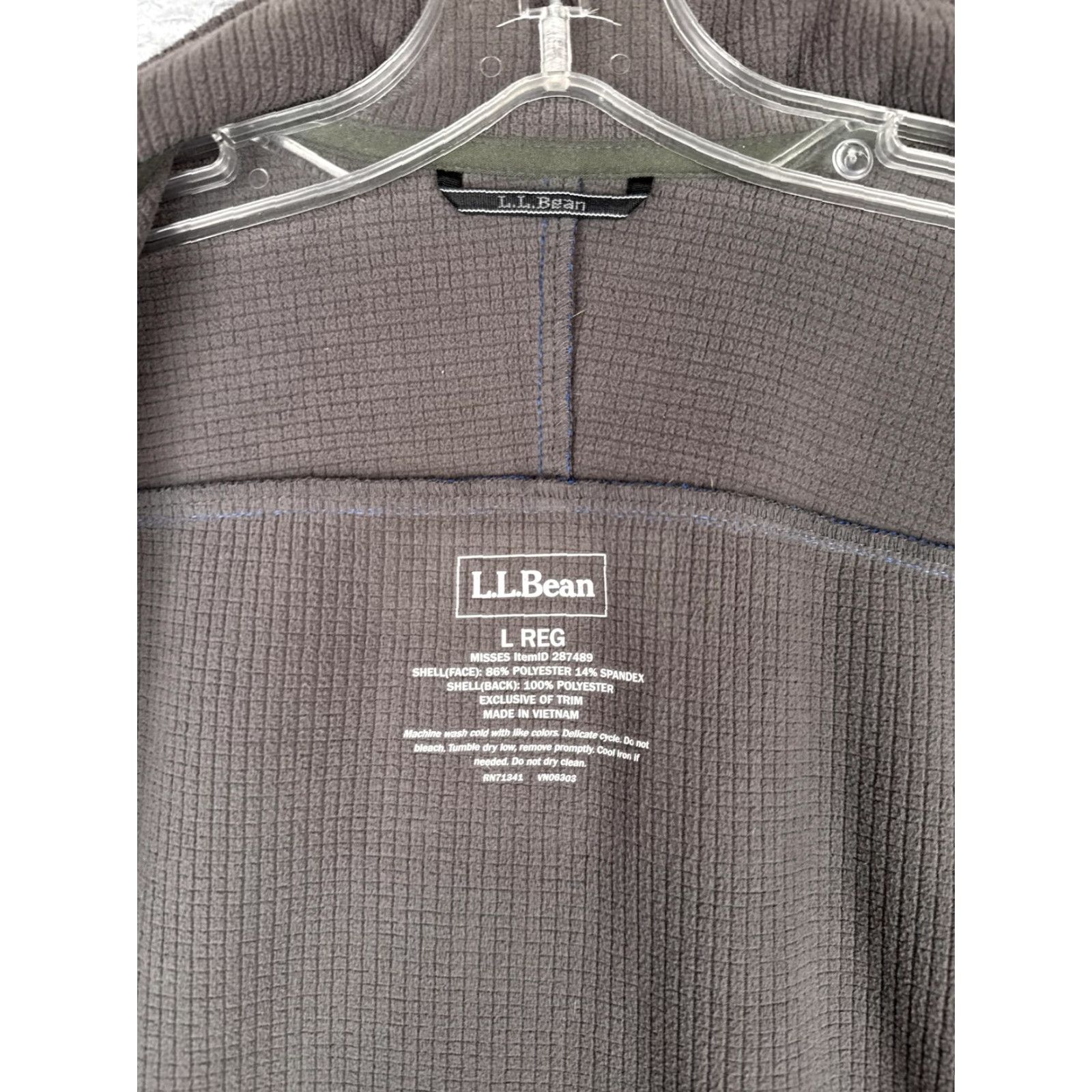 Vintage L.L.Bean Jacket Womens Large Blue Softshell Full Zip Pockets Hiking Outdoors Size L / US 10 / IT 46 - 3 Thumbnail
