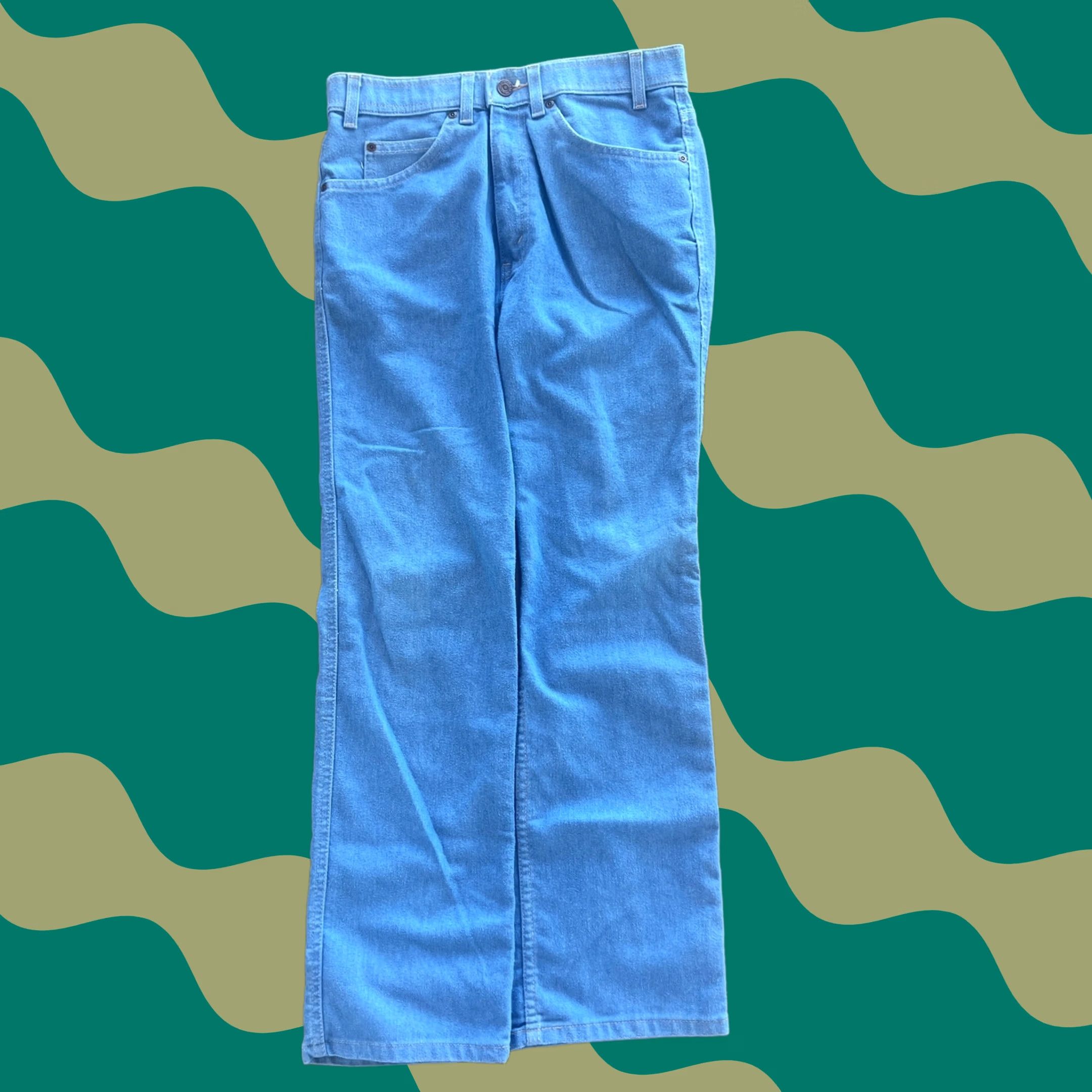 Levi's VINTAGE Levi's Painter Action Wide Leg Flare Pants Blue 27x27 Brown Tab Women & Mens? Size 27" / US 4 / IT 40 - 1 Thumbnail