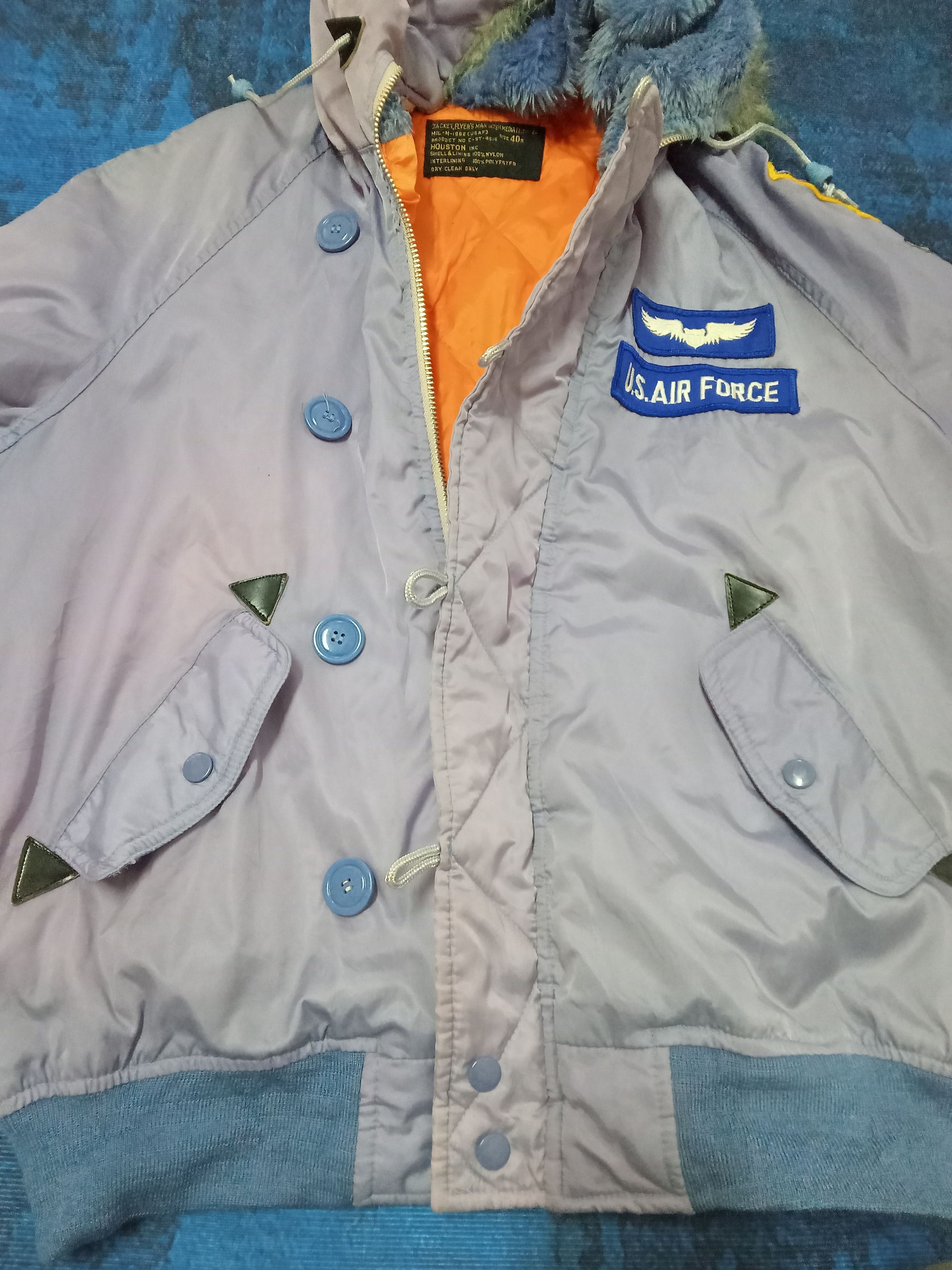 Other Houston inc Vintage Jacket Flyers Man Intermediate MA-2B Size US L / EU 52-54 / 3 - 6 Thumbnail
