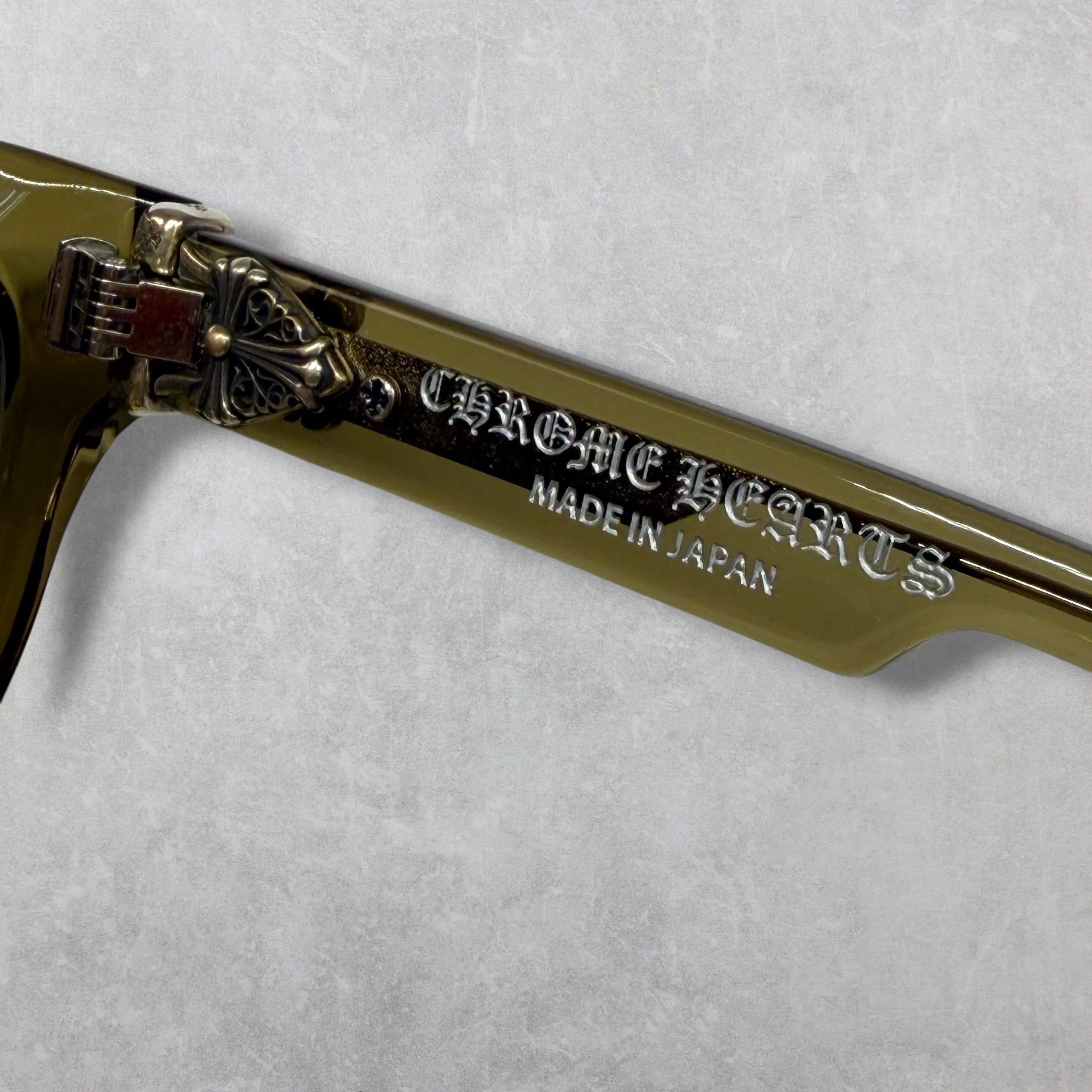 Chrome Hearts Chrome Hearts Box Officer Army Sunglasses Size ONE SIZE - 8 Thumbnail
