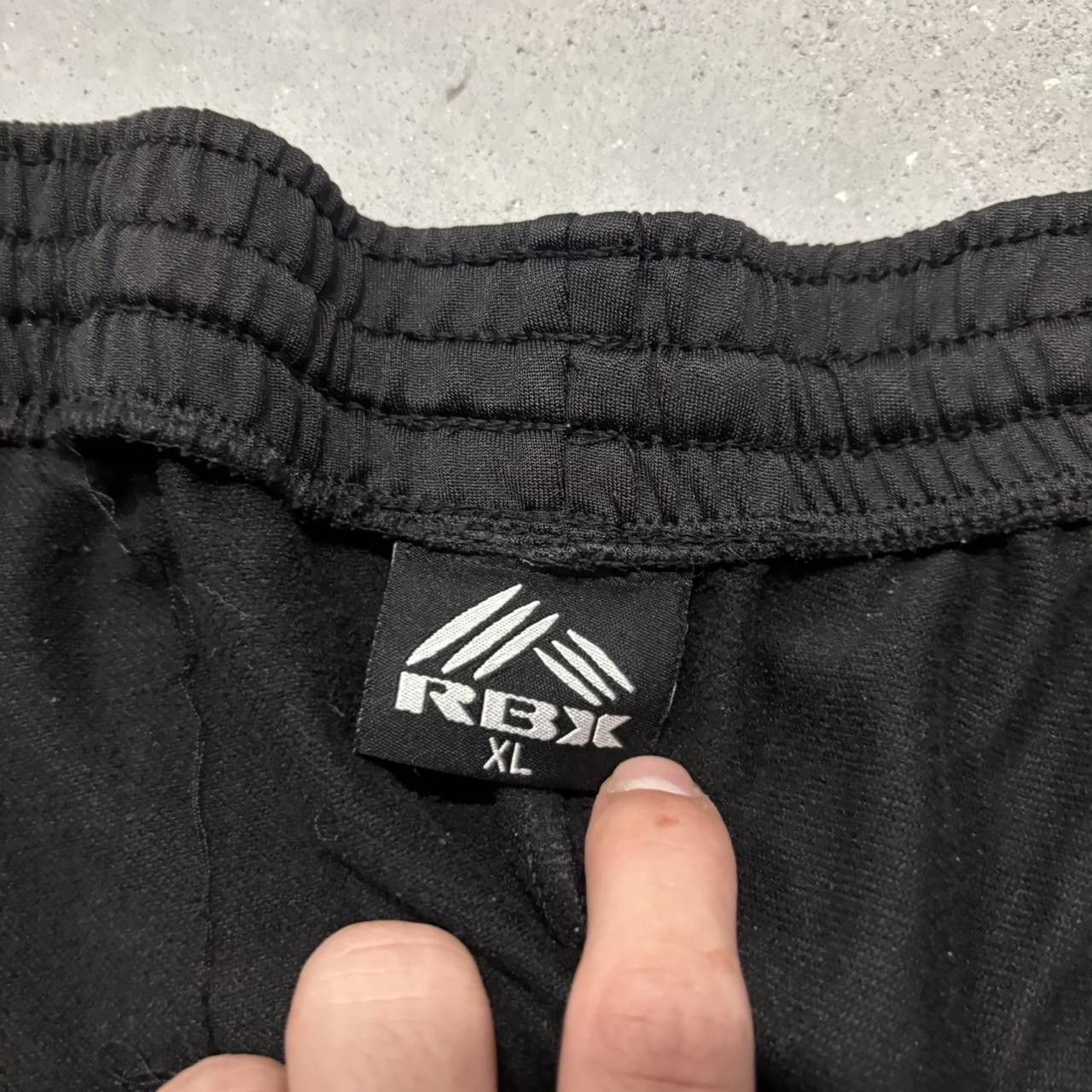 Japanese Brand × Vintage Crazy Vintage Y2K/2000s Baggy Black Drill Streetwear Loose Fit Track Pants! Size US 36 / EU 52 - 6 Thumbnail