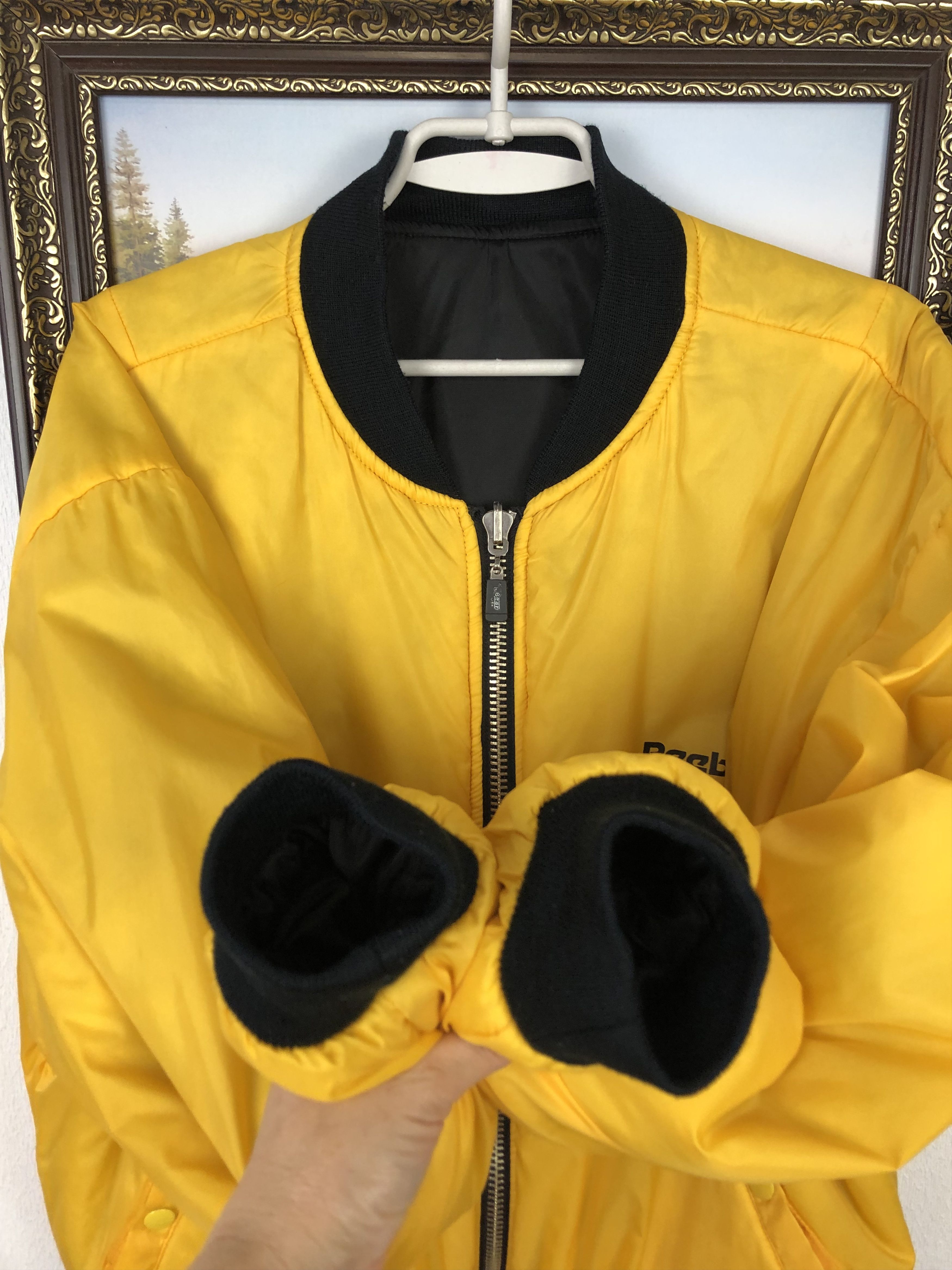 Reebok Vintage Reebok Brondby Football Reversible Jacket Bomber Size US M / EU 48-50 / 2 - 14 Thumbnail