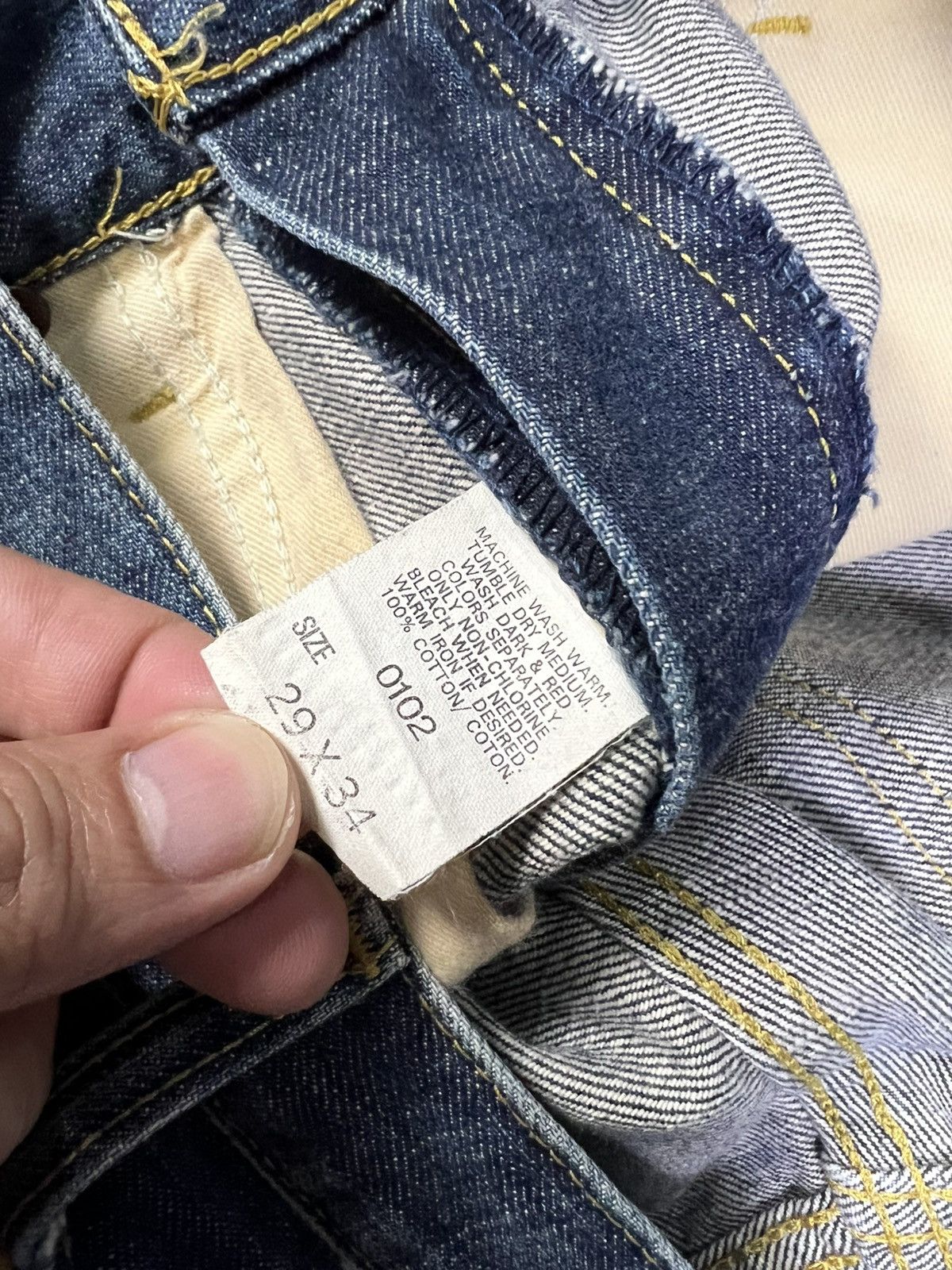 Japanese Brand Flare Lee Riders Sanforized Denim Jean Size US 27 - 16 Thumbnail