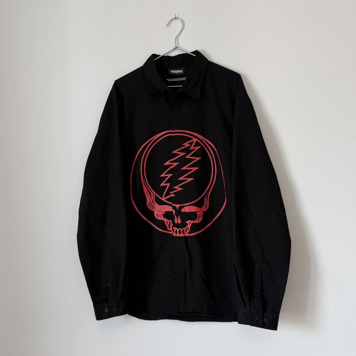 Pleasures Pleasures x Grateful Dead Steal Your Face Skull Shirt Size US XL / EU 56 / 4 - 1 Thumbnail
