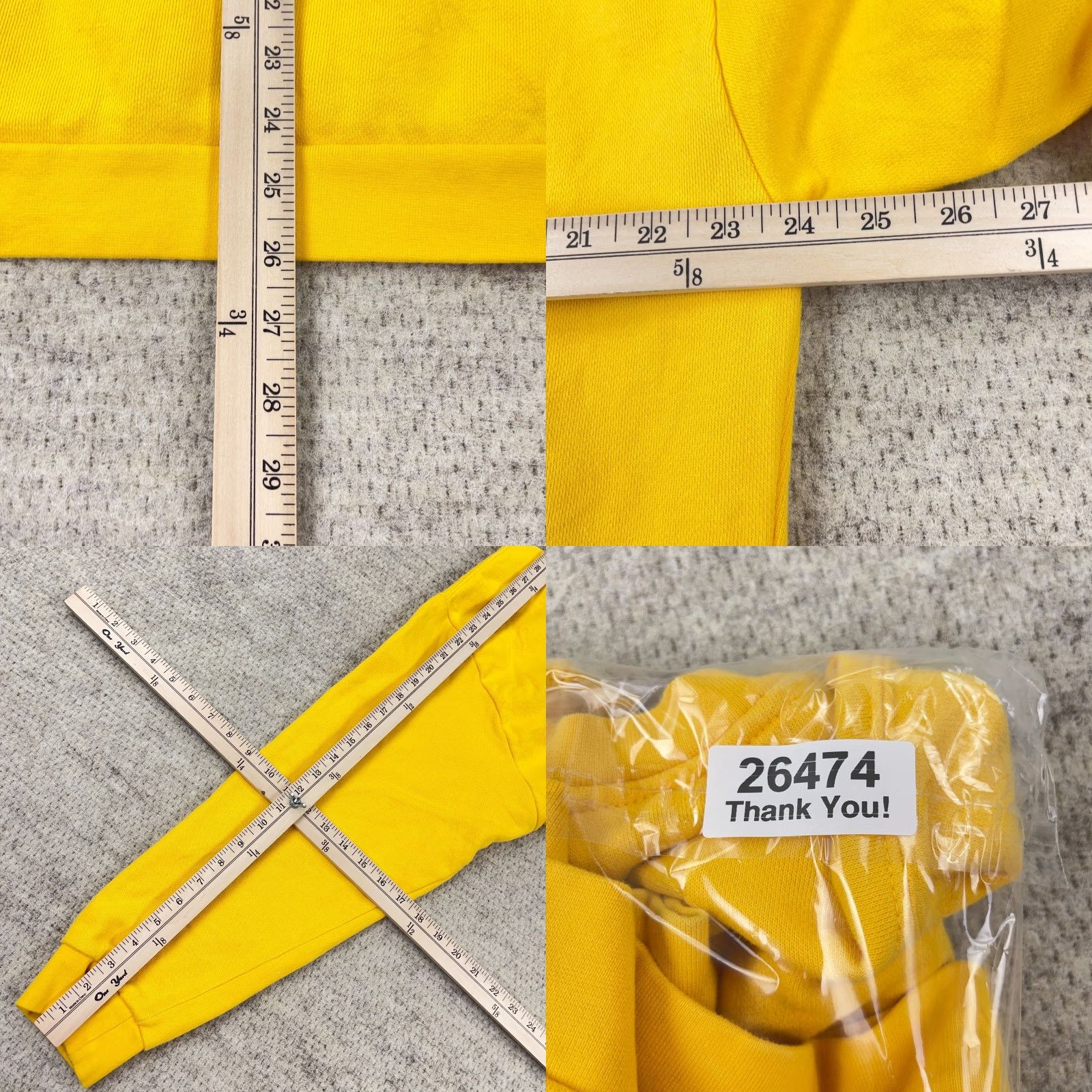 Chaps VINTAGE Chaps Ralph Lauren Sweatshirt Men L Yellow USA Flag Spell Out 90s Mens Sweatshirt Size US L / EU 52-54 / 3 - 8 Thumbnail