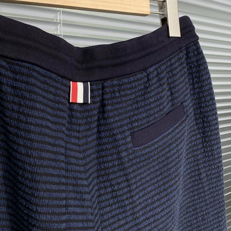 Thom Browne Thom Browne size3 Blue and green waffle shorts Size US 27 - 7 Thumbnail