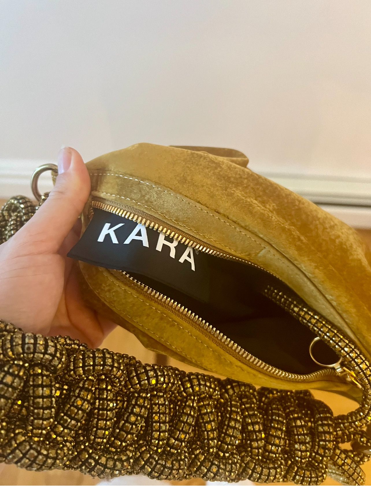 KARA Kara Gold Phone Cord Bag Size ONE SIZE - 5 Thumbnail