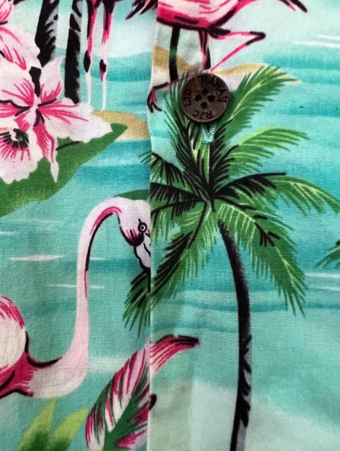 Sun Surf Vintage Hawaiian Flamingo RJC USA Size US XXL / EU 58 / 5 - 3 Thumbnail