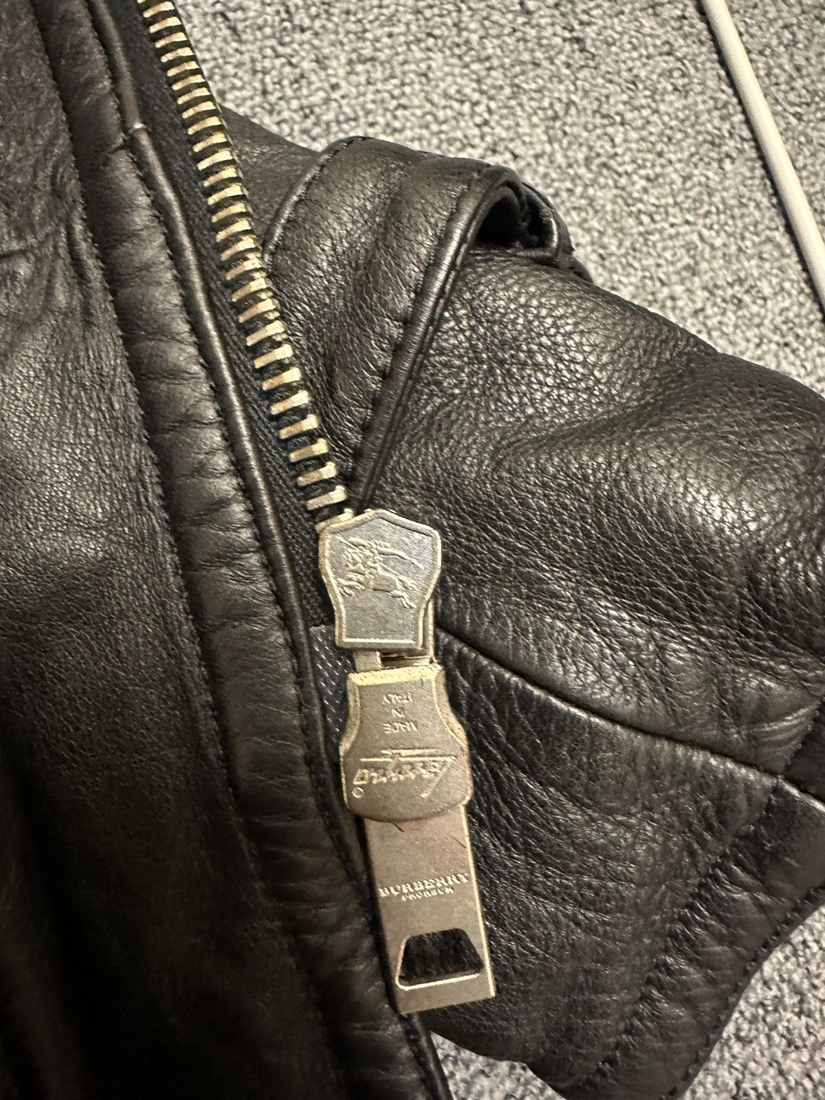 Burberry Prorsum Burberry Prorsum ss11 long leather biker jacket Size US L / EU 52-54 / 3 - 13 Thumbnail