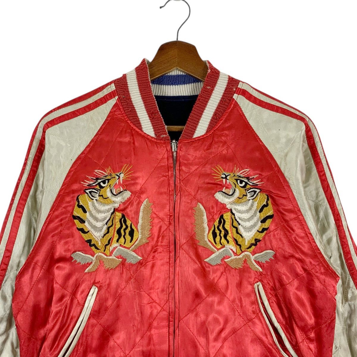 Vintage Sukajan Tiger Japan Souvenir Reversible Jacket