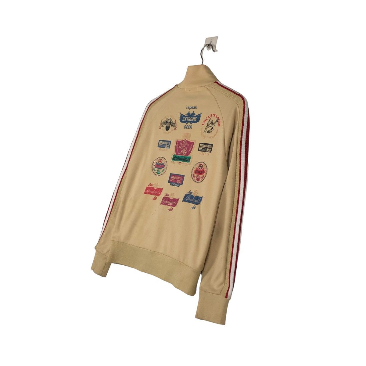 Japanese Brand 🔥VINTAGE ZIPPER JACKET TINKS BEER BOTTLE BIG LOGO Size US S / EU 44-46 / 1 - 12 Thumbnail