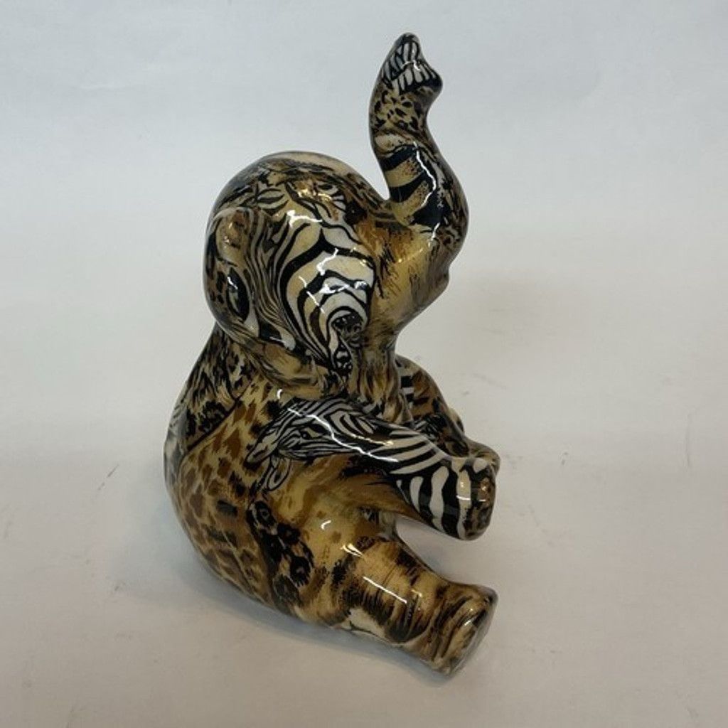 Other NWOB Safari Jungle Elephant Figurine Transferware African Size ONE SIZE - 8 Thumbnail