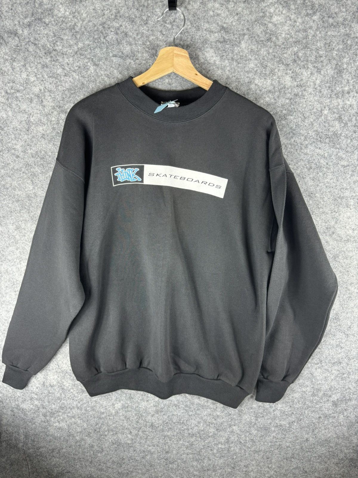 image of Think Skateboards Sweatshirt Size Large in Black, Men's