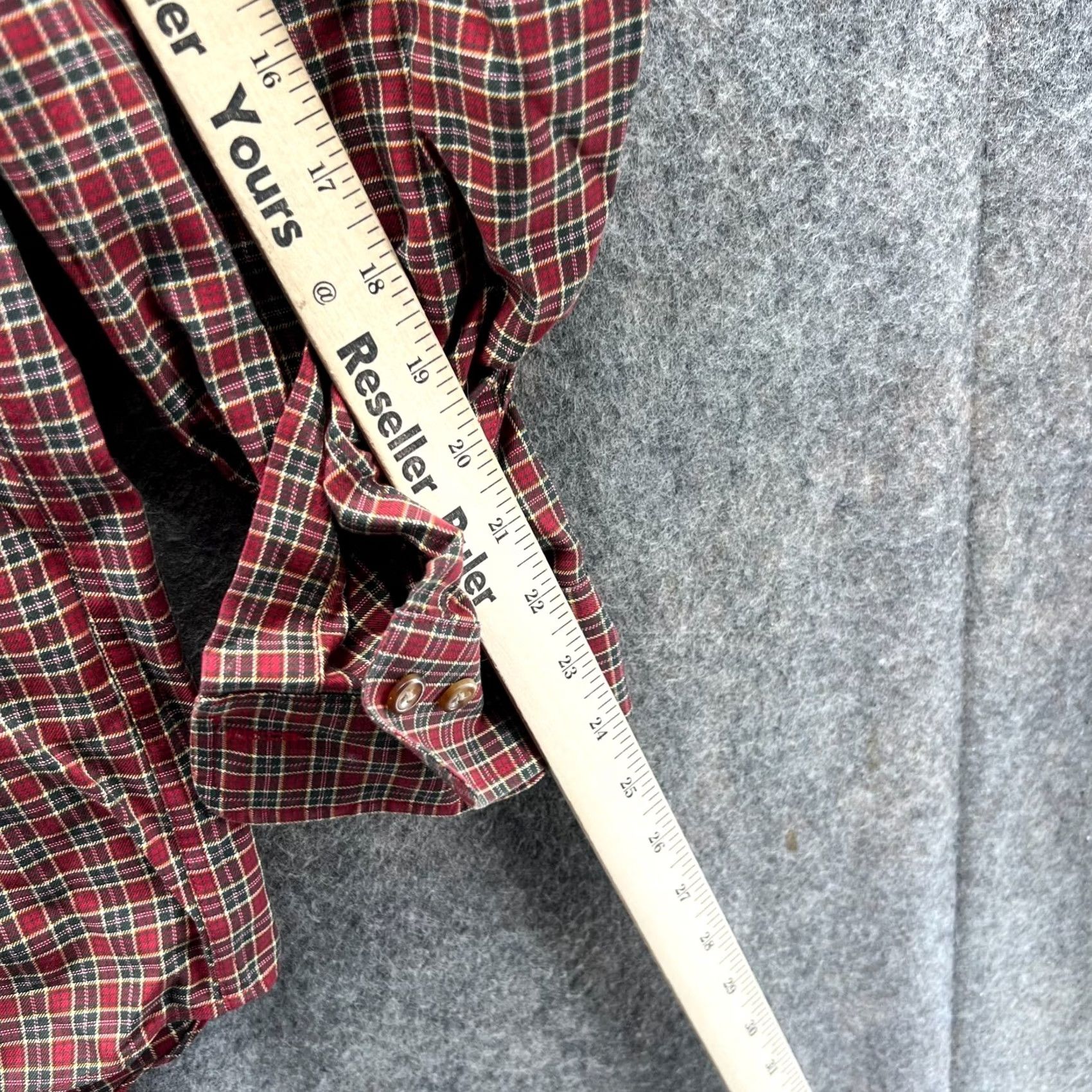 Brooks Brothers VINTAGE Brooks Brothers Shirt Mens XL Red Button Down Plaid 346 Plaid Gingham Vintage Size US XL / EU 56 / 4 - 4 Thumbnail