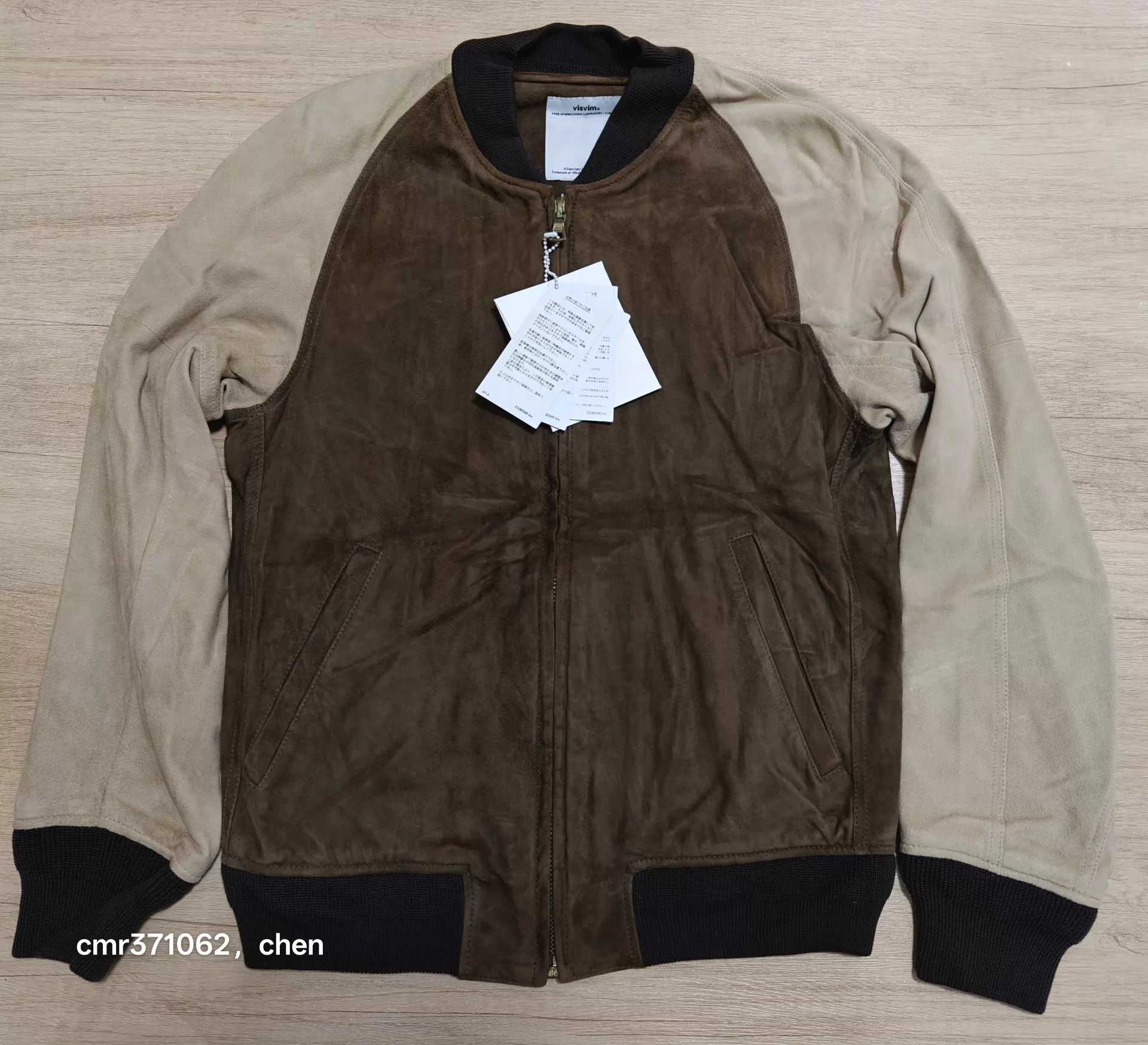 Visvim VISVIM 13SS VARSITY JKT Olive 1 SUEDE IT colorblocked Size US S / EU 44-46 / 1 - 1 Thumbnail