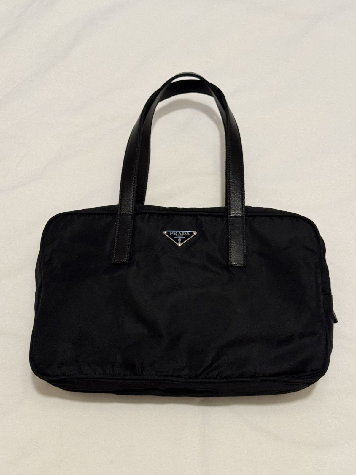 Prada Vintage Prada Mini Boston - Nylon Size ONE SIZE - 1 Thumbnail