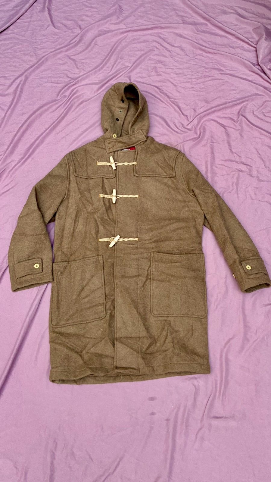 Gloverall NWT GLOVERALL MADE IN UK HEAVY WOOL DUFFLE COAT Size US L / EU 52-54 / 3 - 4 Thumbnail