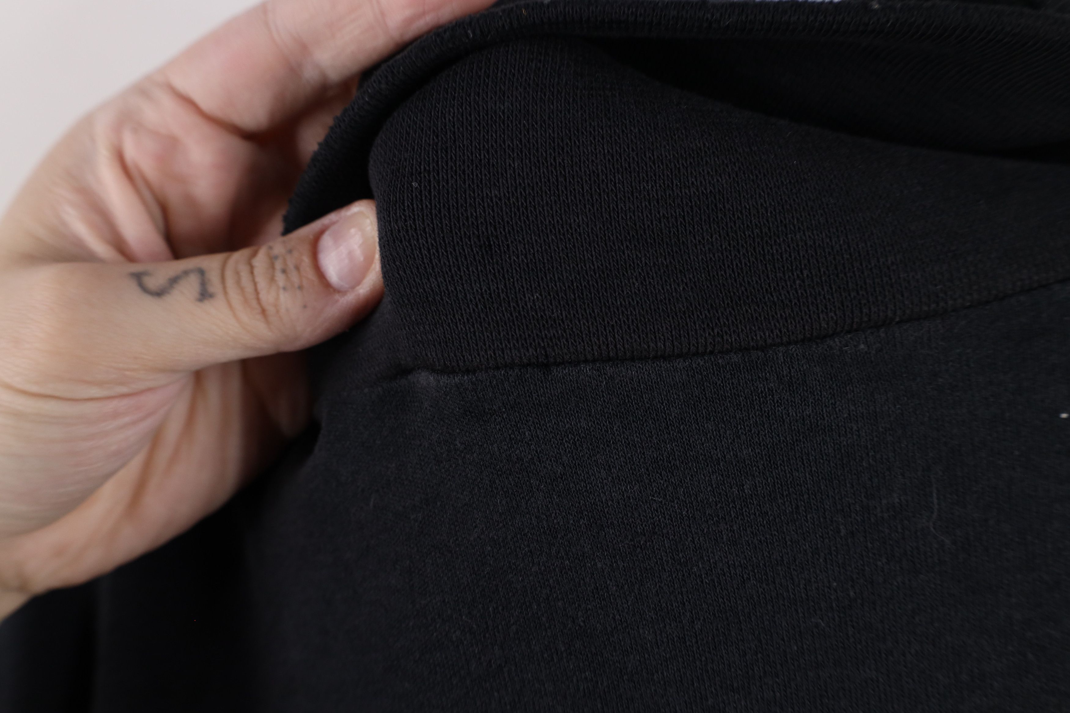 Vintage Vintage 90s Streetwear Blank Turtleneck T-Shirt Black USA Size US L / EU 52-54 / 3 - 4 Thumbnail