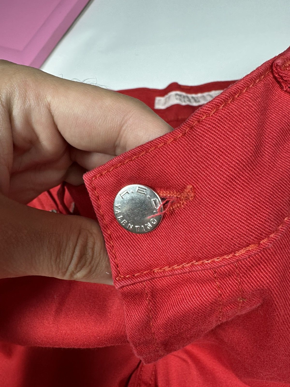 RED Valentino Red Valentino Jeans Pants Classic Basic Logo Slim Straight Size 27" / US 4 / IT 40 - 8 Thumbnail