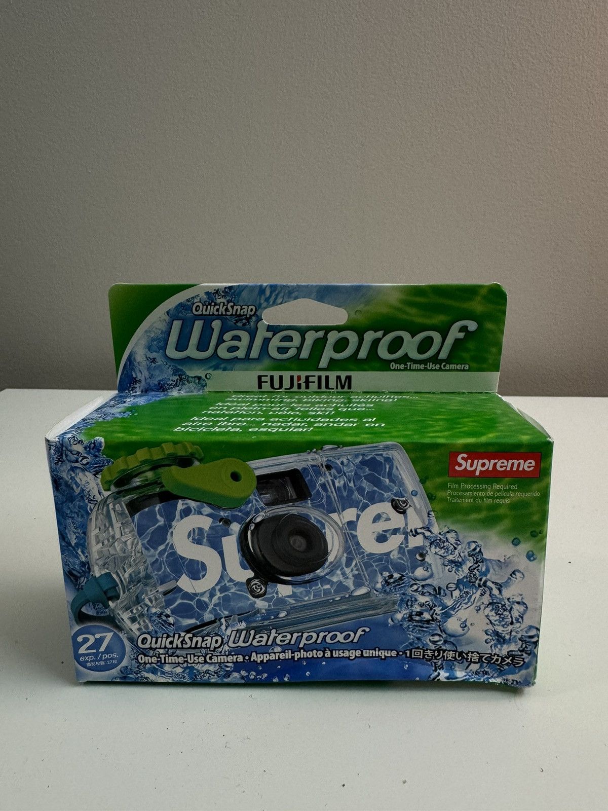 Fujifilm × Supreme Supreme FujiFilm Waterproof Camera Brand New Sealed Size ONE SIZE - 2 Thumbnail