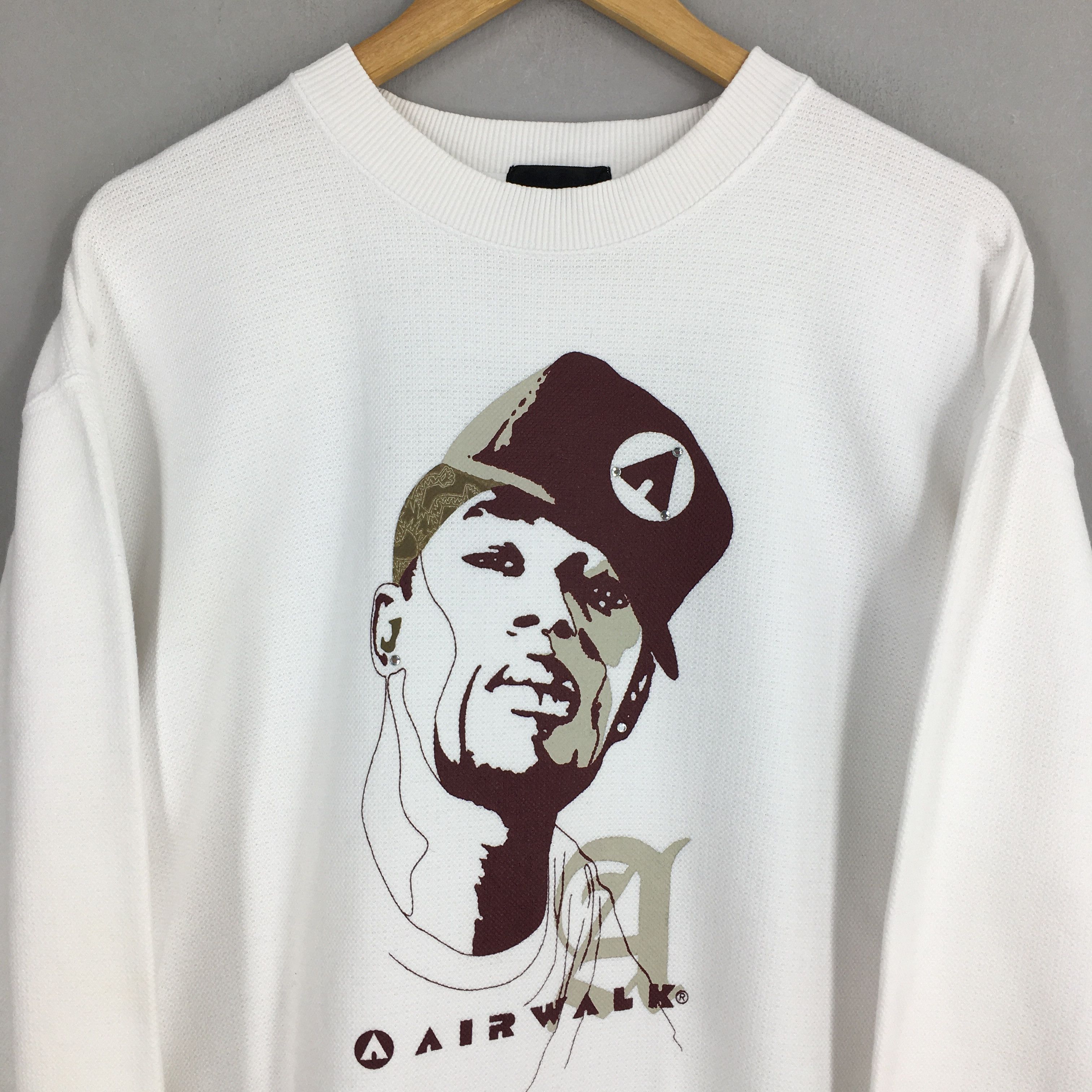Airwalk × Vintage Vintage 90's Airwalk Jumper Medium Airwalk Skateboard Size US M / EU 48-50 / 2 - 2 Thumbnail