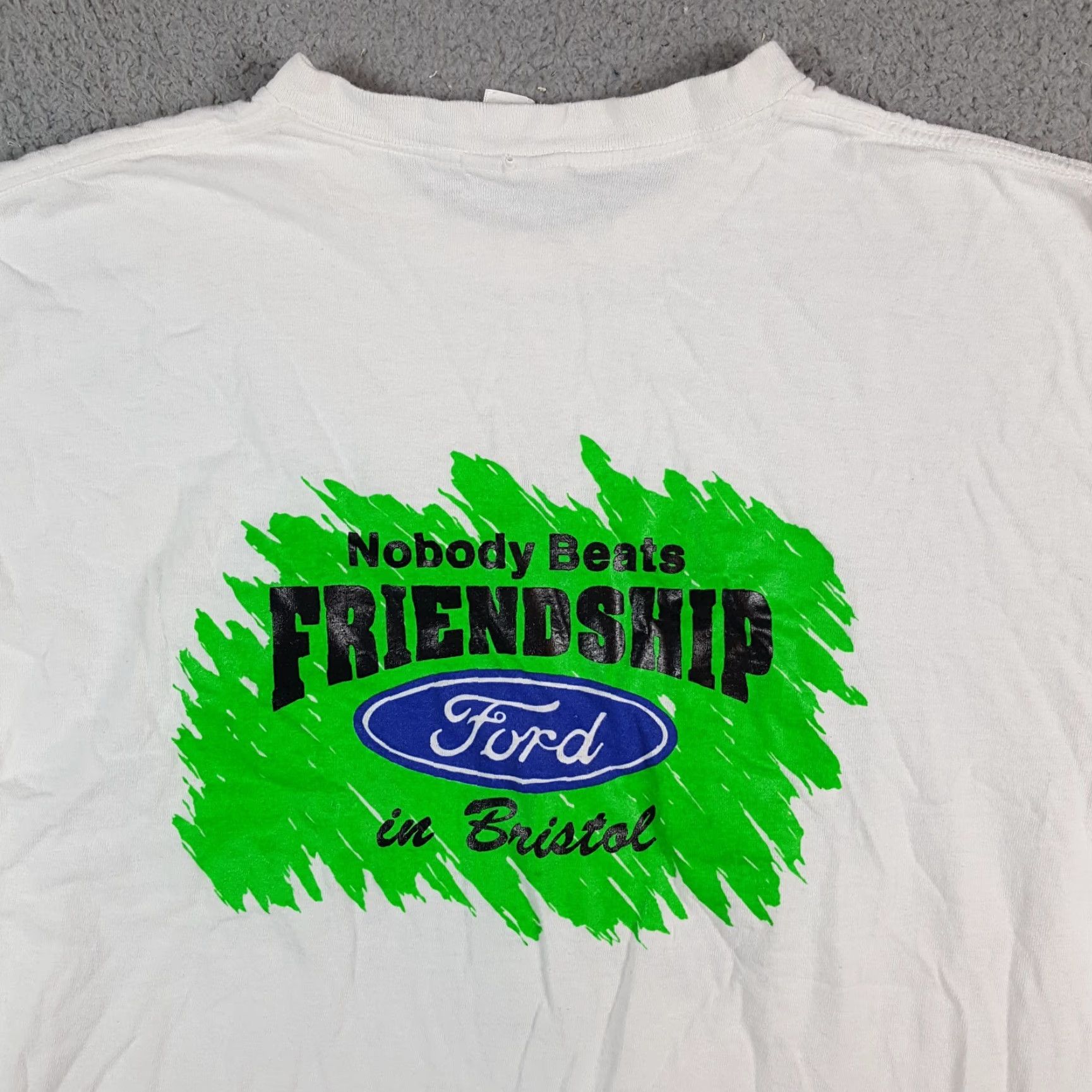 Nike Vintage Nike Cross Country Run Tee Size L Retro Neon Green Ford T Shirt Size US L / EU 52-54 / 3 - 5 Thumbnail