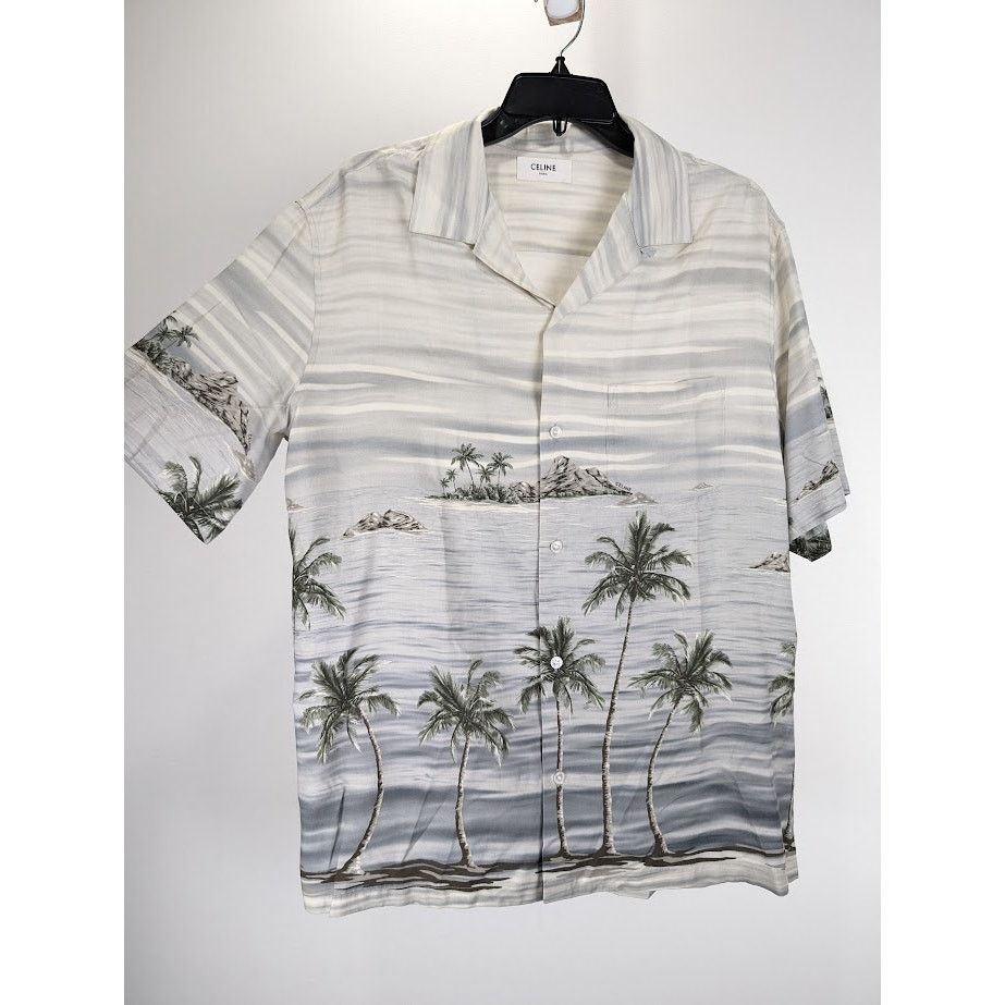 Celine o1rshd1 Button Shirt in Multicolor Size US S / EU 44-46 / 1 - 7 Thumbnail