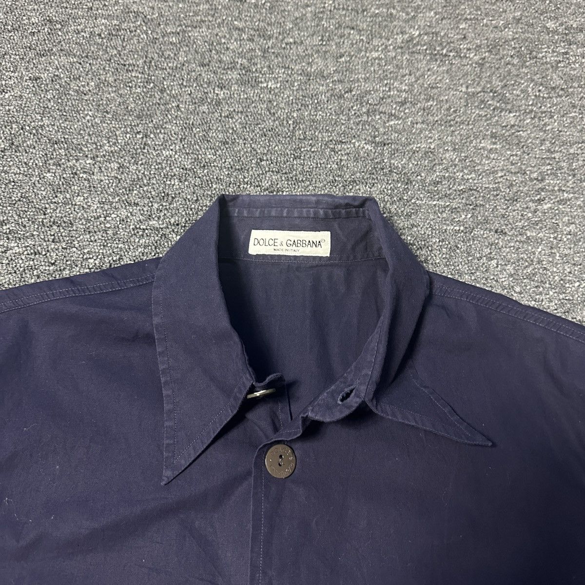 Dolce & Gabbana × Vintage Vintage Dolce & Gabbana Short Sleeve Button Up Shirt Size US M / EU 48-50 / 2 - 6 Thumbnail