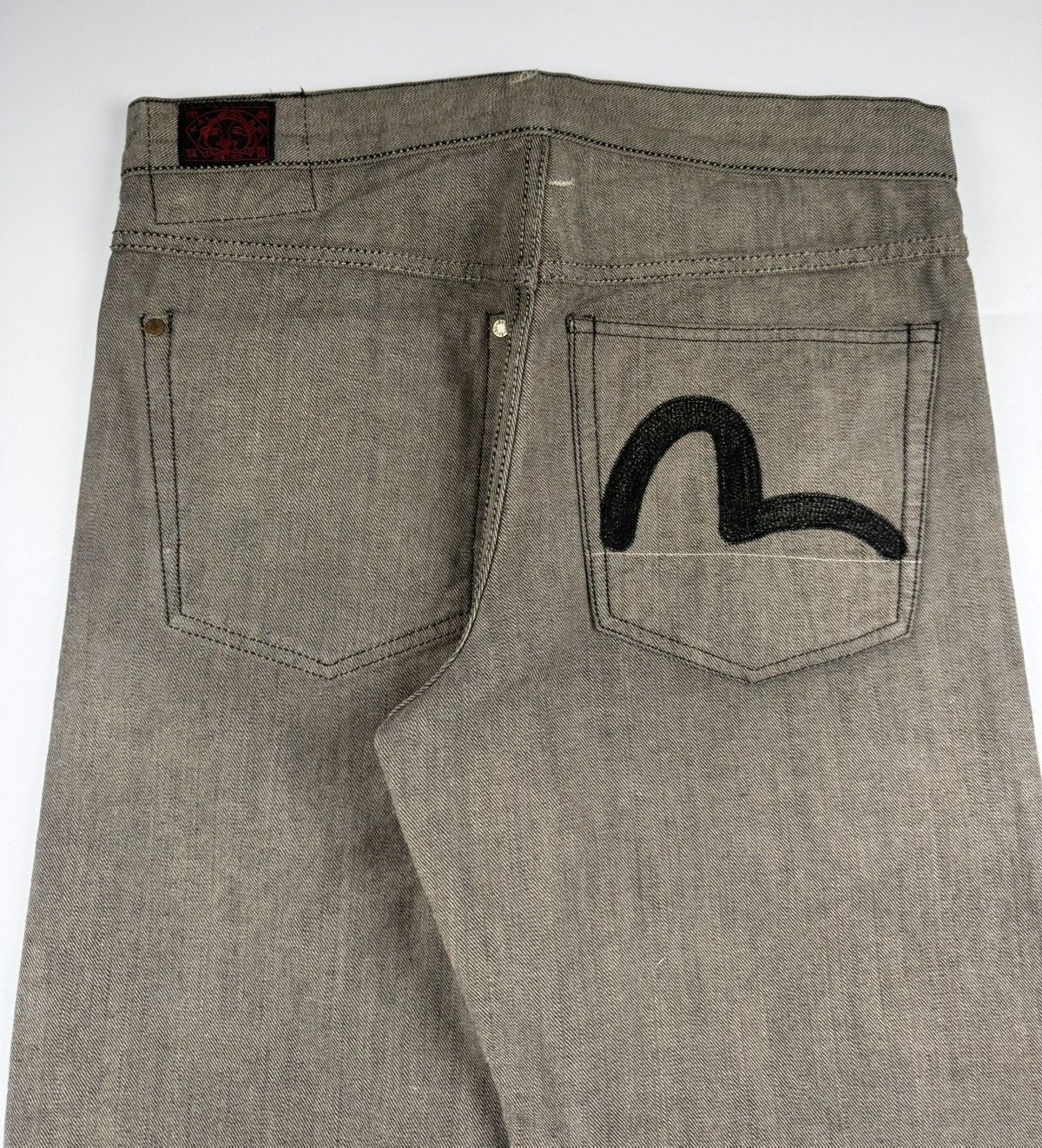 Evisu Evisu Lot 0049 Embroidered Seagull Reversible Jeans Size US 31 - 17 Thumbnail