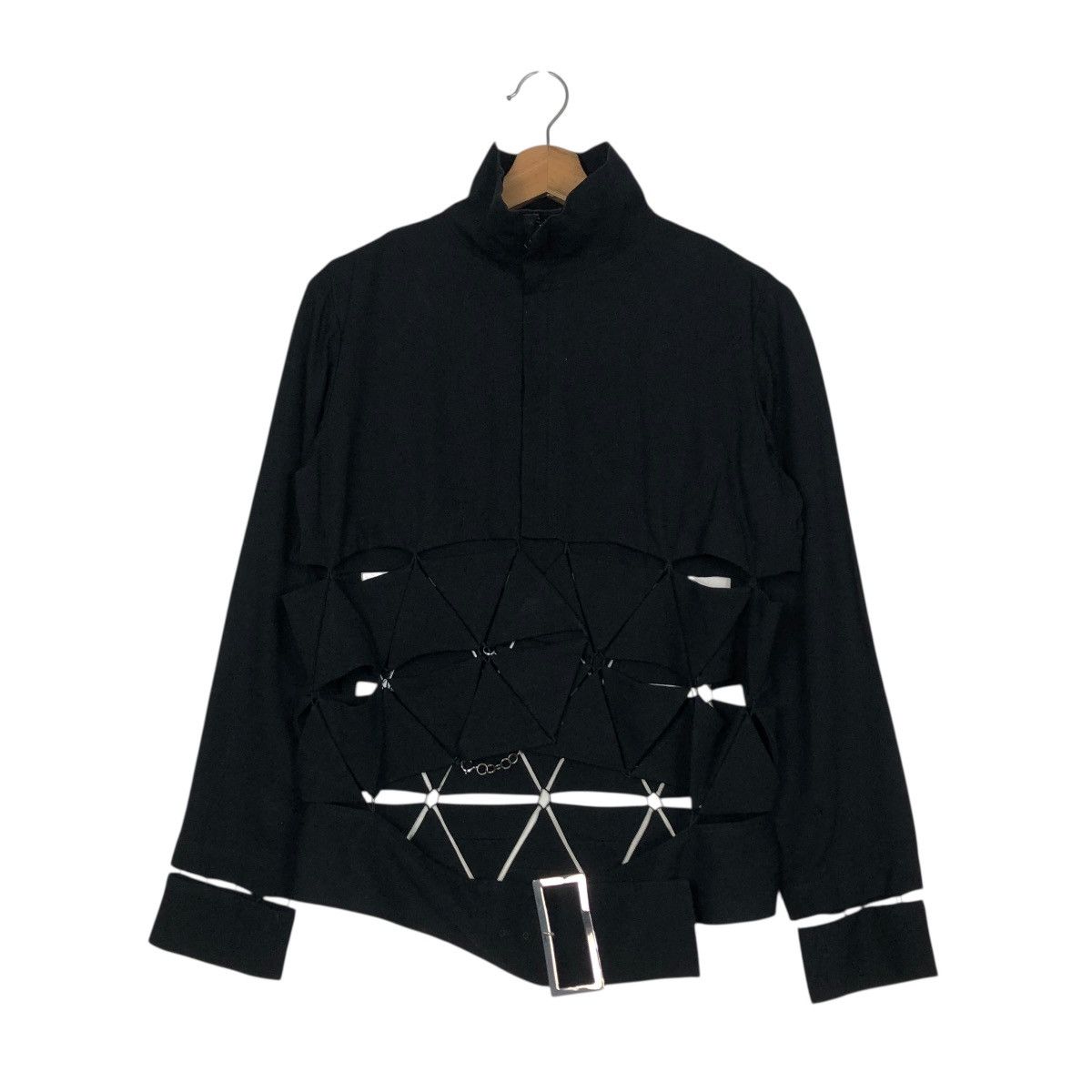 Yohji Yamamoto 🔥AN ORAL HISTORY YOHJI YAMAMOTO CROPPED JACKET Size US M / EU 48-50 / 2 - 4 Thumbnail