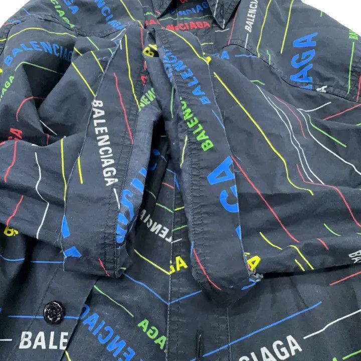 Balenciaga Balenciaga Balenciaga Colorful Letter Print Short Sleeve S Size US S / EU 44-46 / 1 - 6 Thumbnail