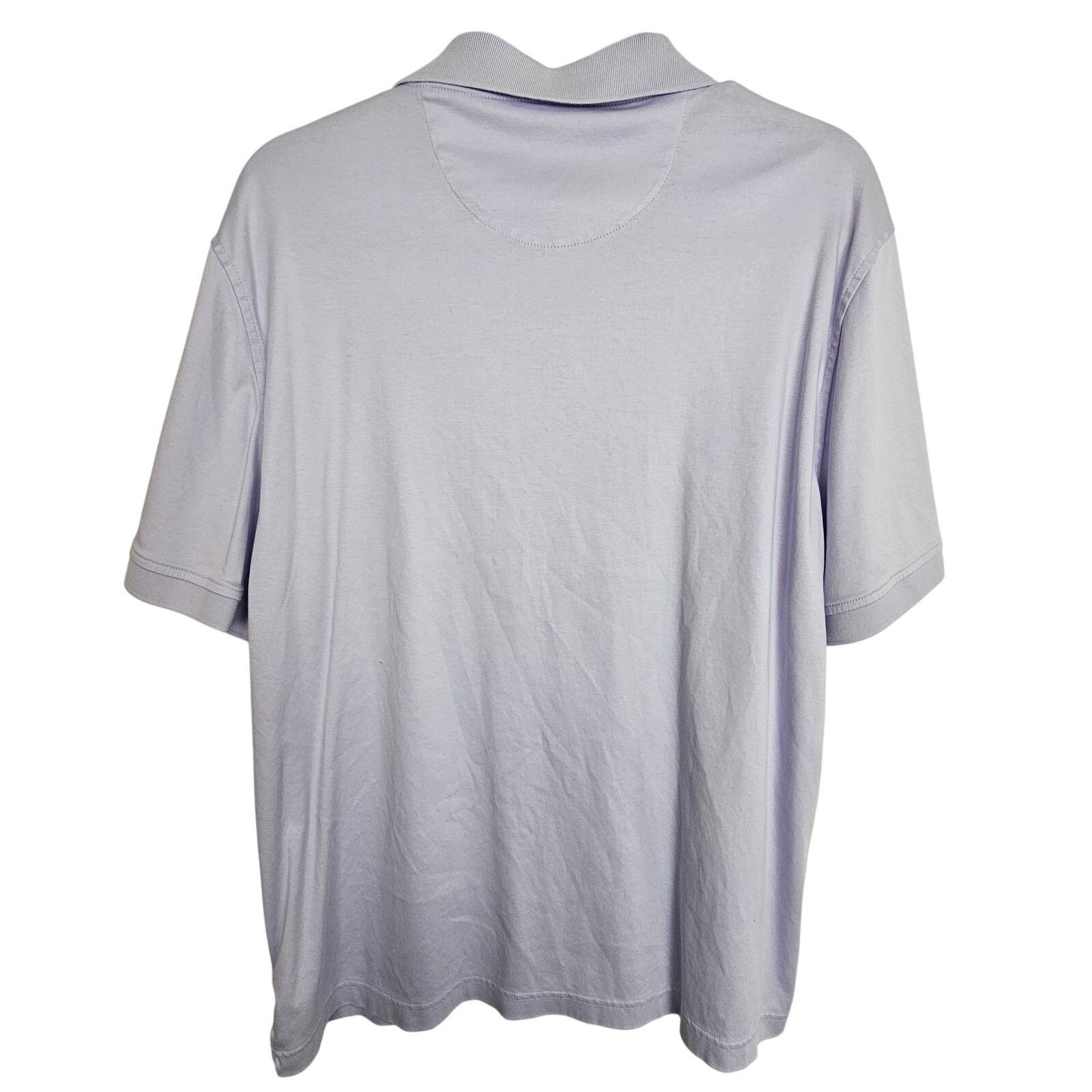 UNTUCKit Untuckit Polo Shirt Lavender Short Sleeve Collared Shirt XL Size US XL / EU 56 / 4 - 7 Thumbnail