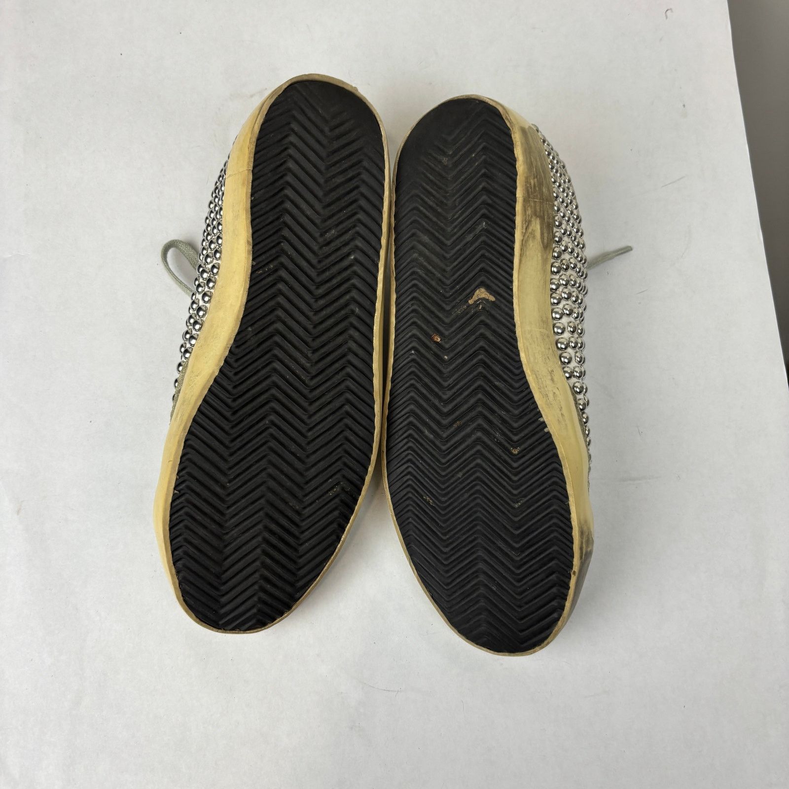 Golden Goose Golden Goose Superstar GGDB Old Studded Low Top Sneakers 38 Size US 8 / IT 38 - 8 Thumbnail