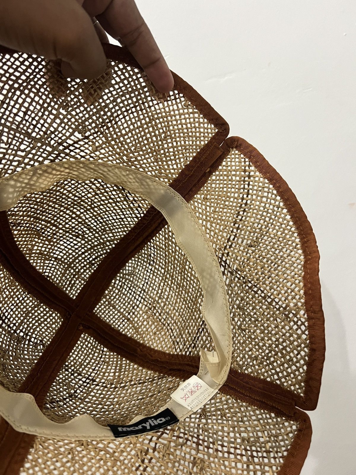 Japanese Brand Marylia Paper Straw Archive Hat Size ONE SIZE - 8 Thumbnail