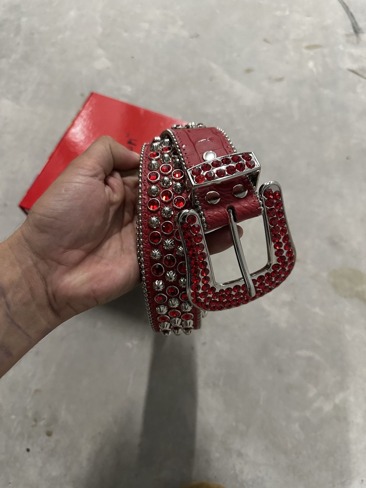 B.B. Simon Crystal Belt – Size 36 (Brand New)
