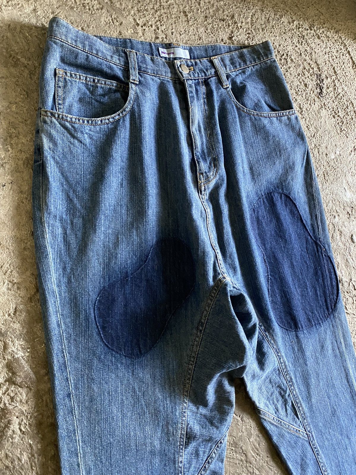 Ne-Net Nenet Dyed Patch Denim Pant Size 30" / US 8 / IT 44 - 3 Thumbnail