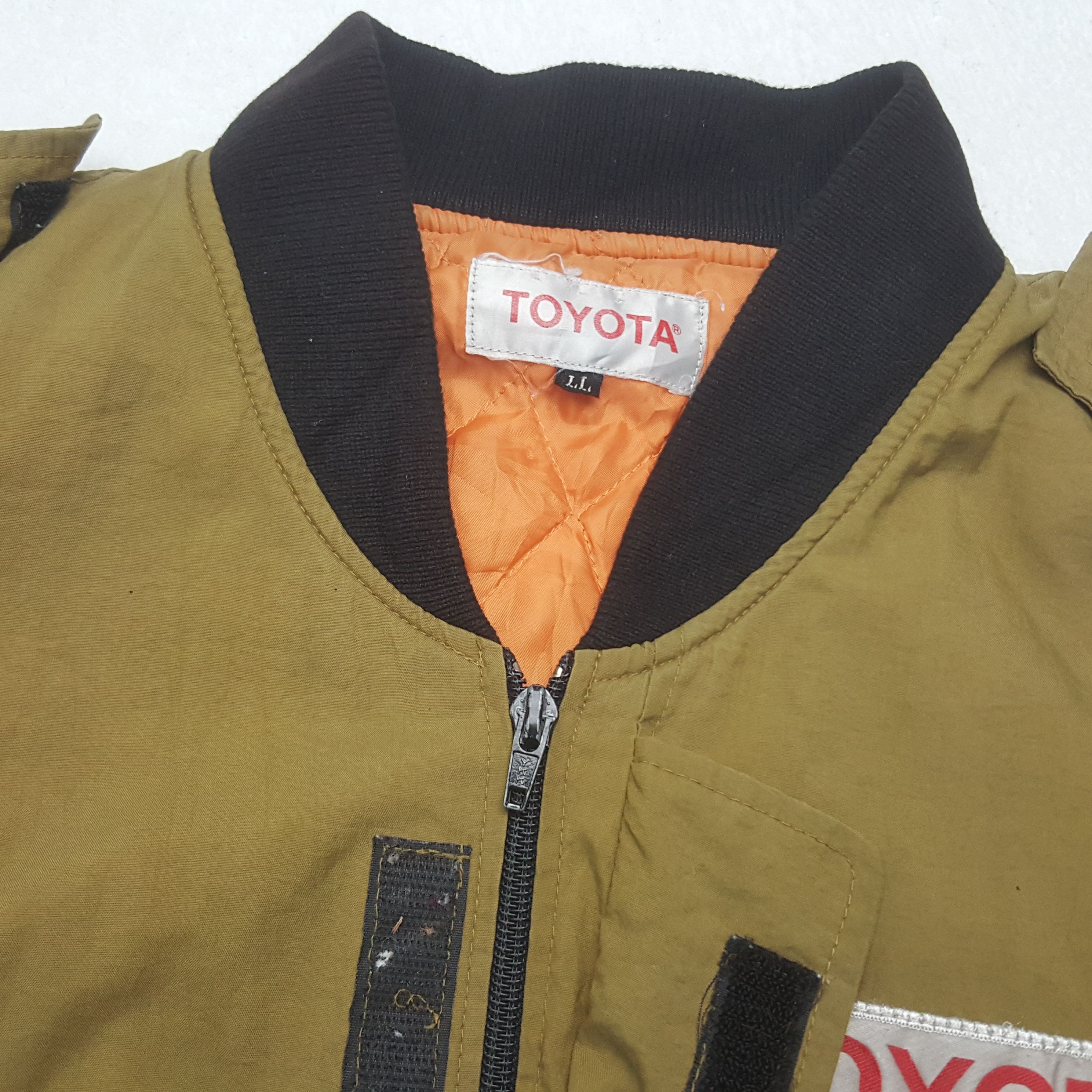 Japanese Brand Vintage Toyota Tecno Racing Sport Bomber Jacket Size US XL / EU 56 / 4 - 5 Thumbnail