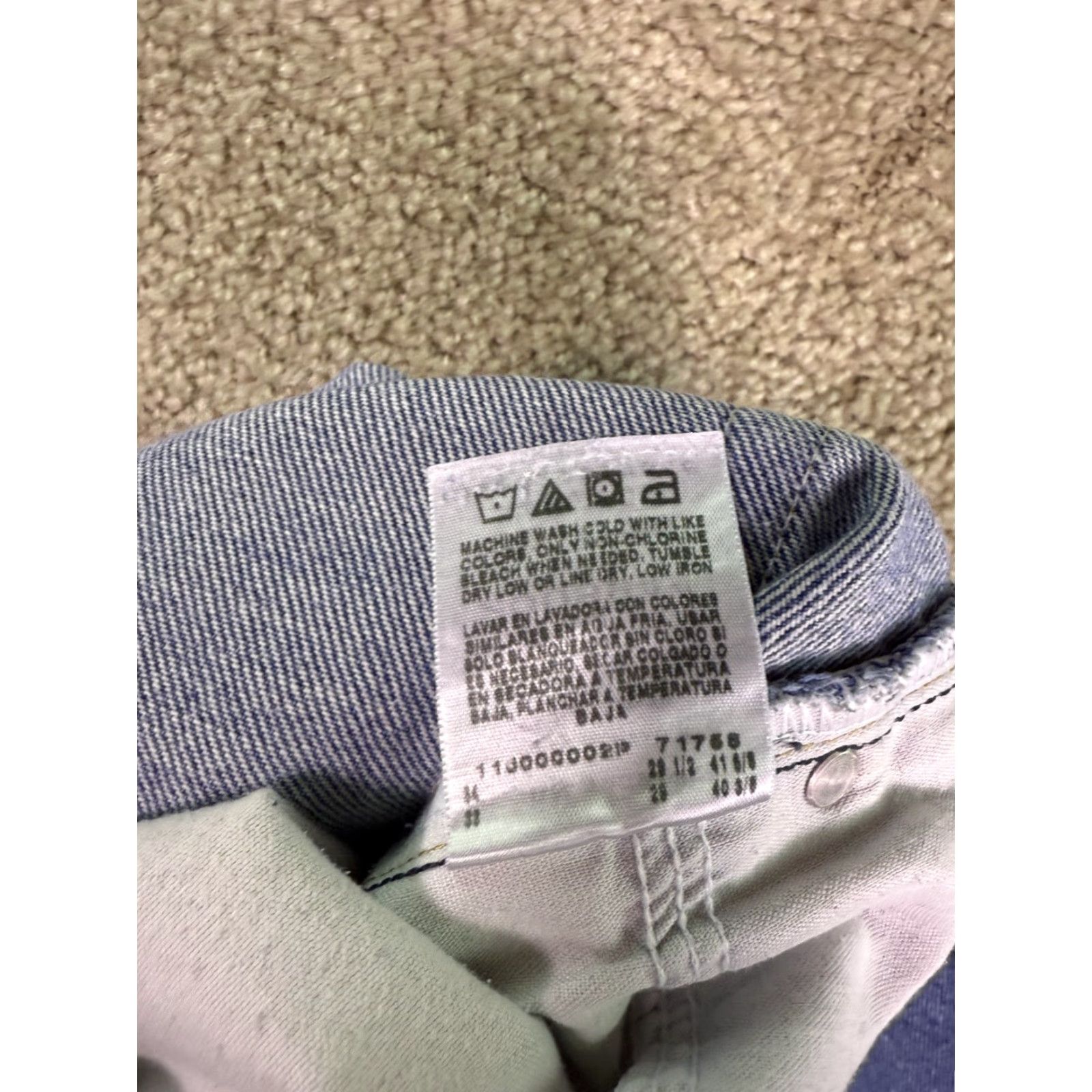 Lee VINTAGE? No. Size 24" / US 00 / IT 34 - 6 Thumbnail