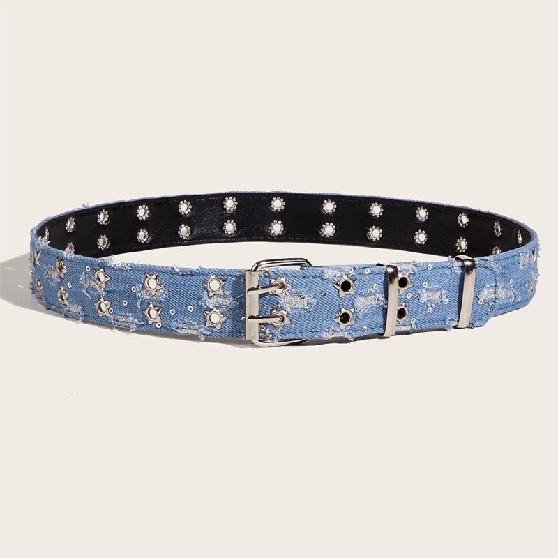 Designer Rare Vintage Belt Riveted Belts Menswear Accessories Size ONE SIZE - 4 Thumbnail