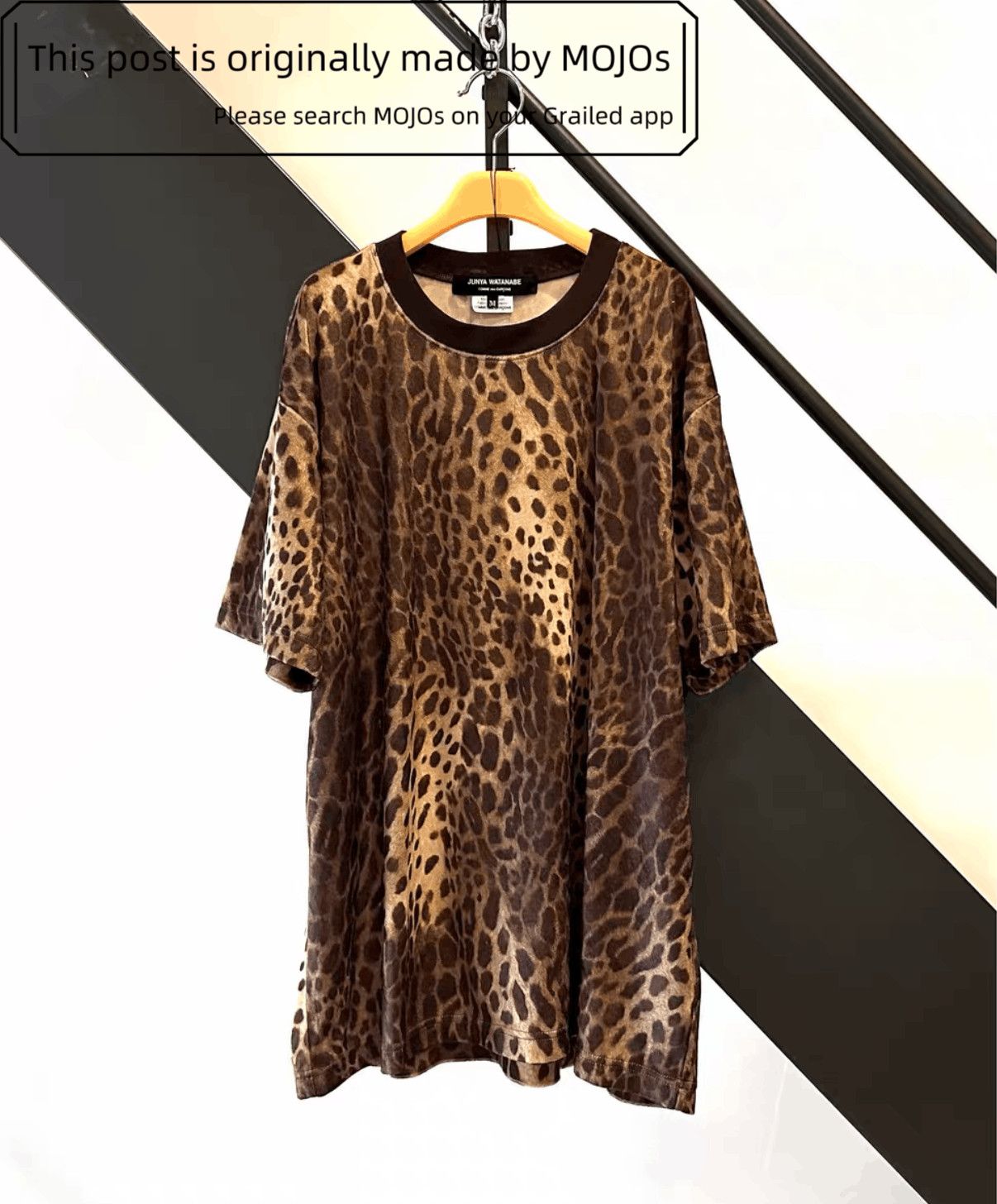 Junya Watanabe Sz M Junya Watanabe Leopard Tee mojos7932 Size US M / EU 48-50 / 2 - 1 Thumbnail