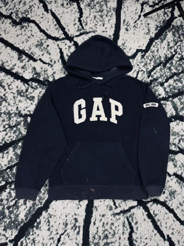 Gap Vintage Gap fleece sweatshirt navy blue XS Size US XS / EU 42 / 0 - 1 Thumbnail