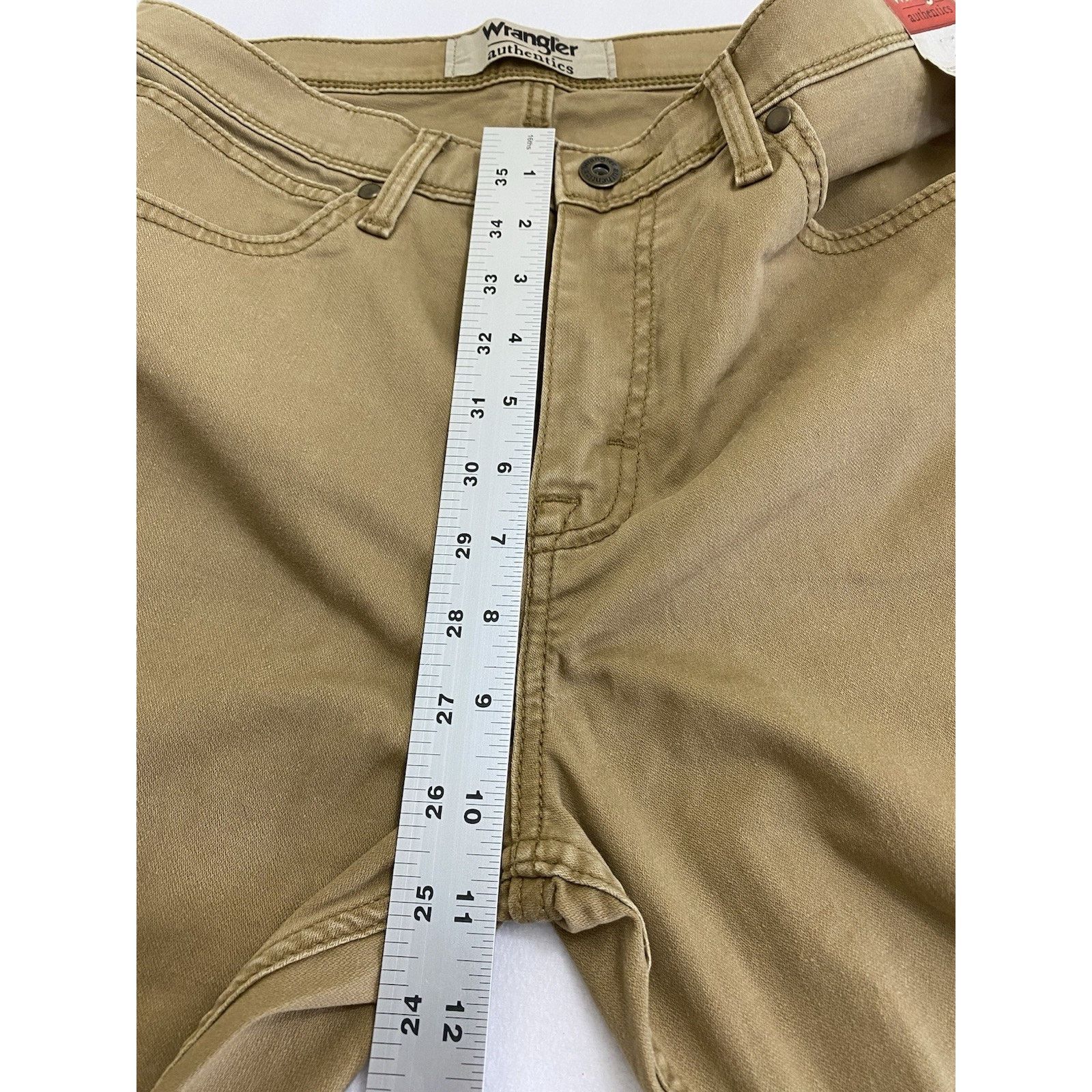 Wrangler Wrangler Authentics Men's Straight-fit Khaki Pants 30x30 Size US 30 / EU 46 - 4 Thumbnail