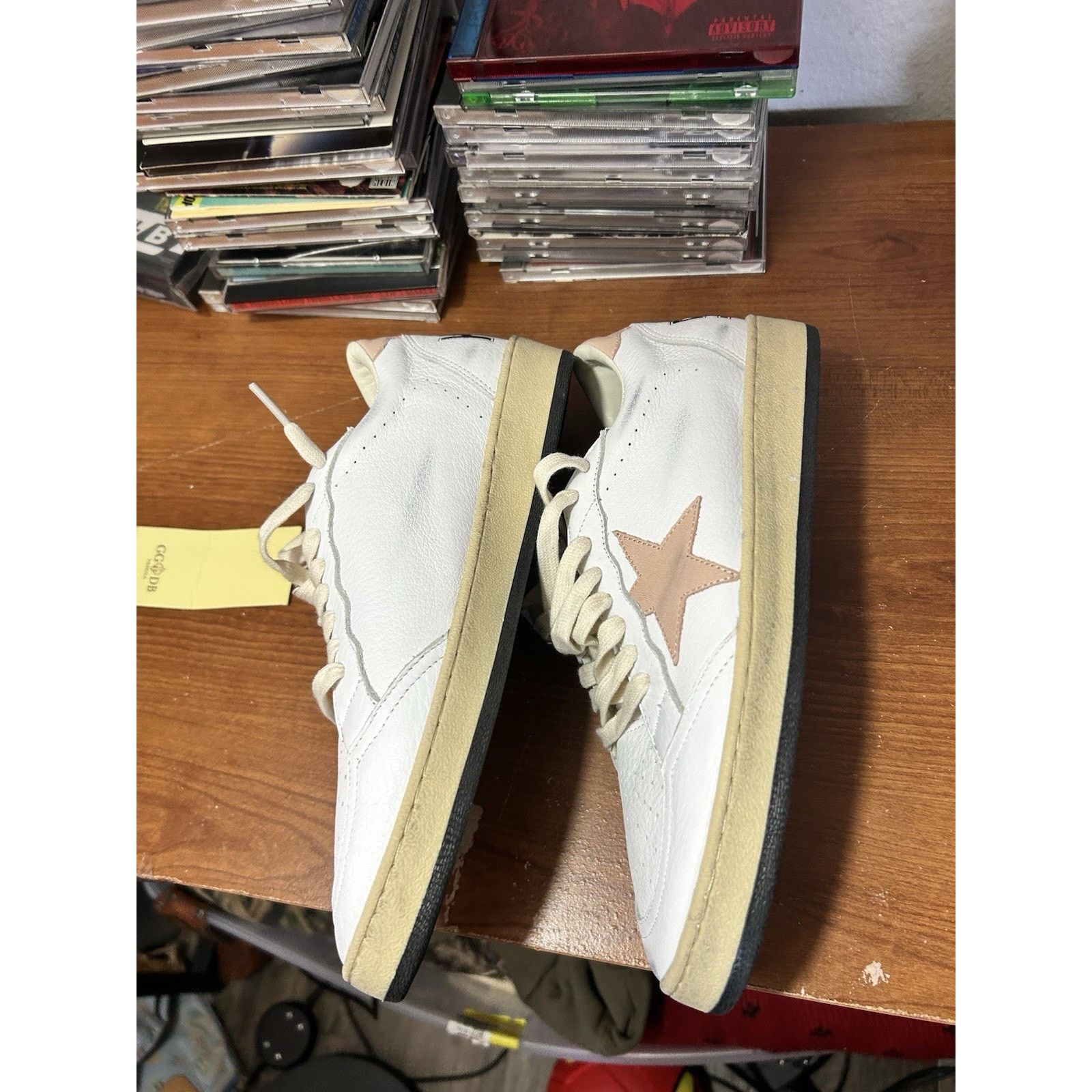 Golden Goose Golden Goose Women’s Ball Star Size 40 White/Pink/Platinum Size US 10 / IT 40 - 4 Thumbnail