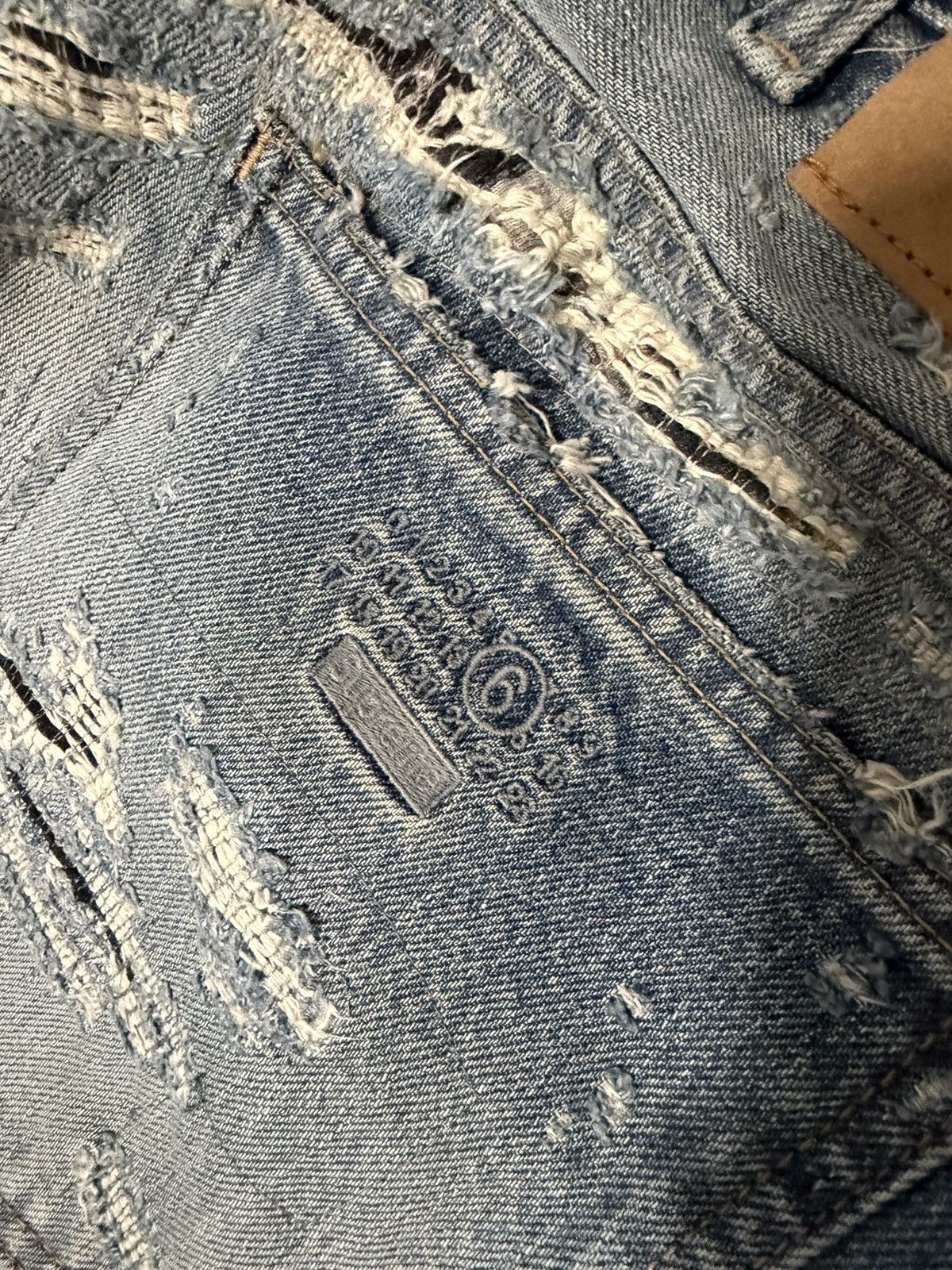 Maison Margiela × Supreme Supreme x MM6 Maison Margiela Distressed Loose Fit Jeans Size US 34 / EU 50 - 11 Thumbnail