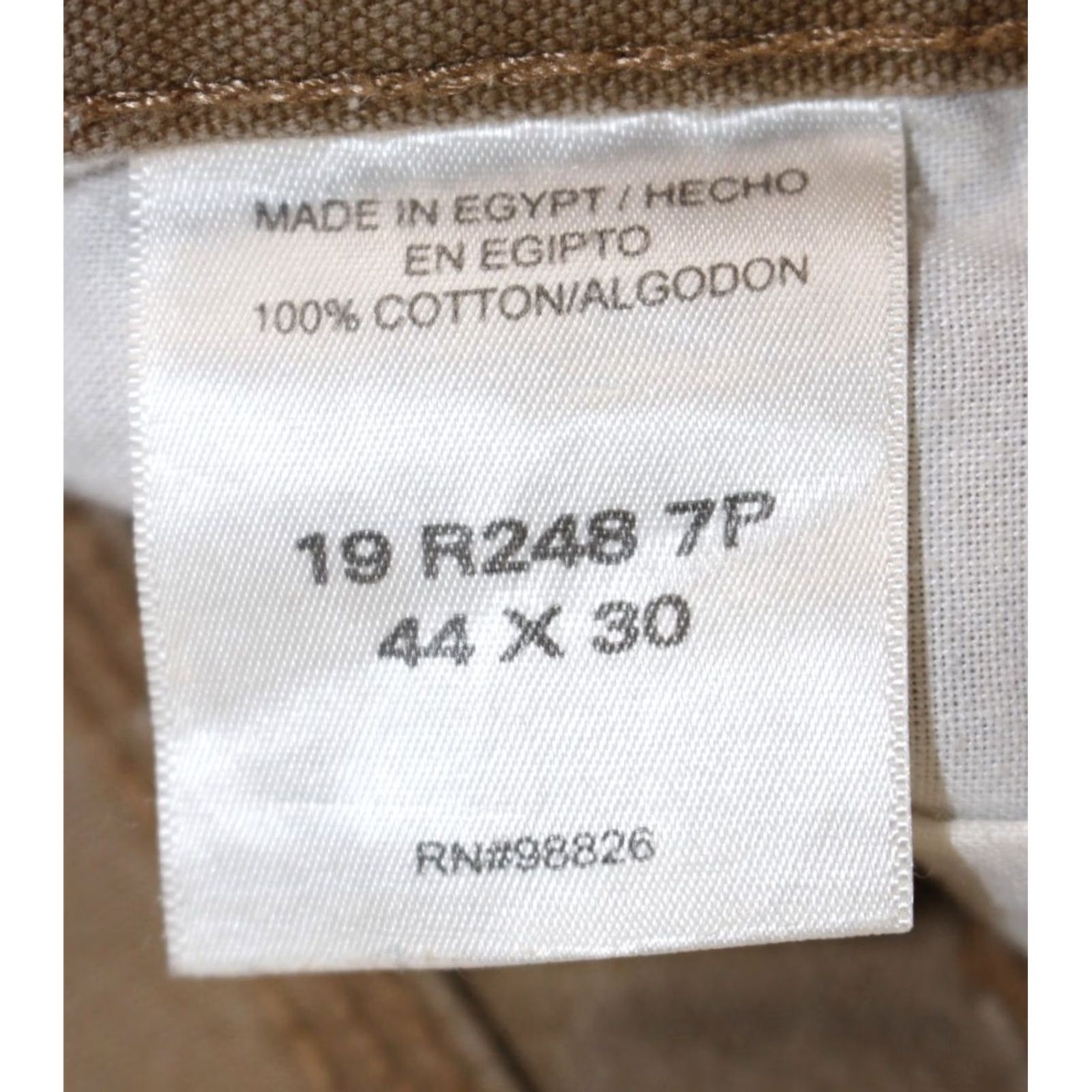 Vintage C.E. Schmidt Pants Men's 44x30 Canvas Carpenter Relaxed Brown Size US 44 / EU 60 - 7 Thumbnail