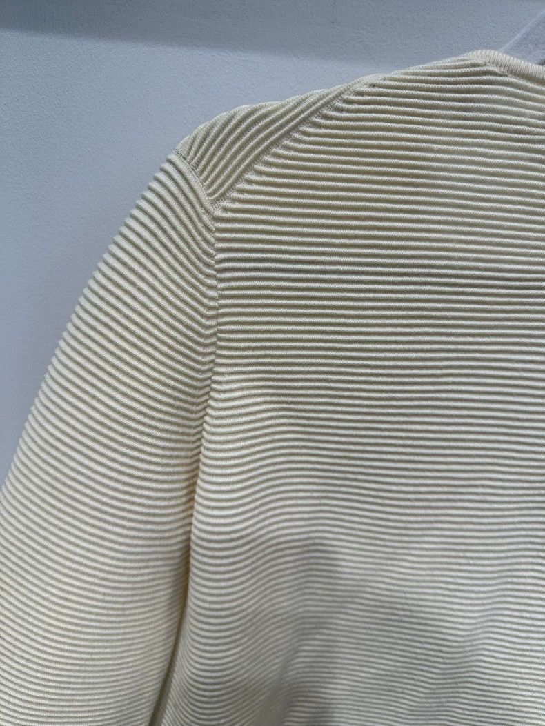 Thom Browne Thom Browne A beige knit cardigan Size US XS / EU 42 / 0 - 9 Thumbnail