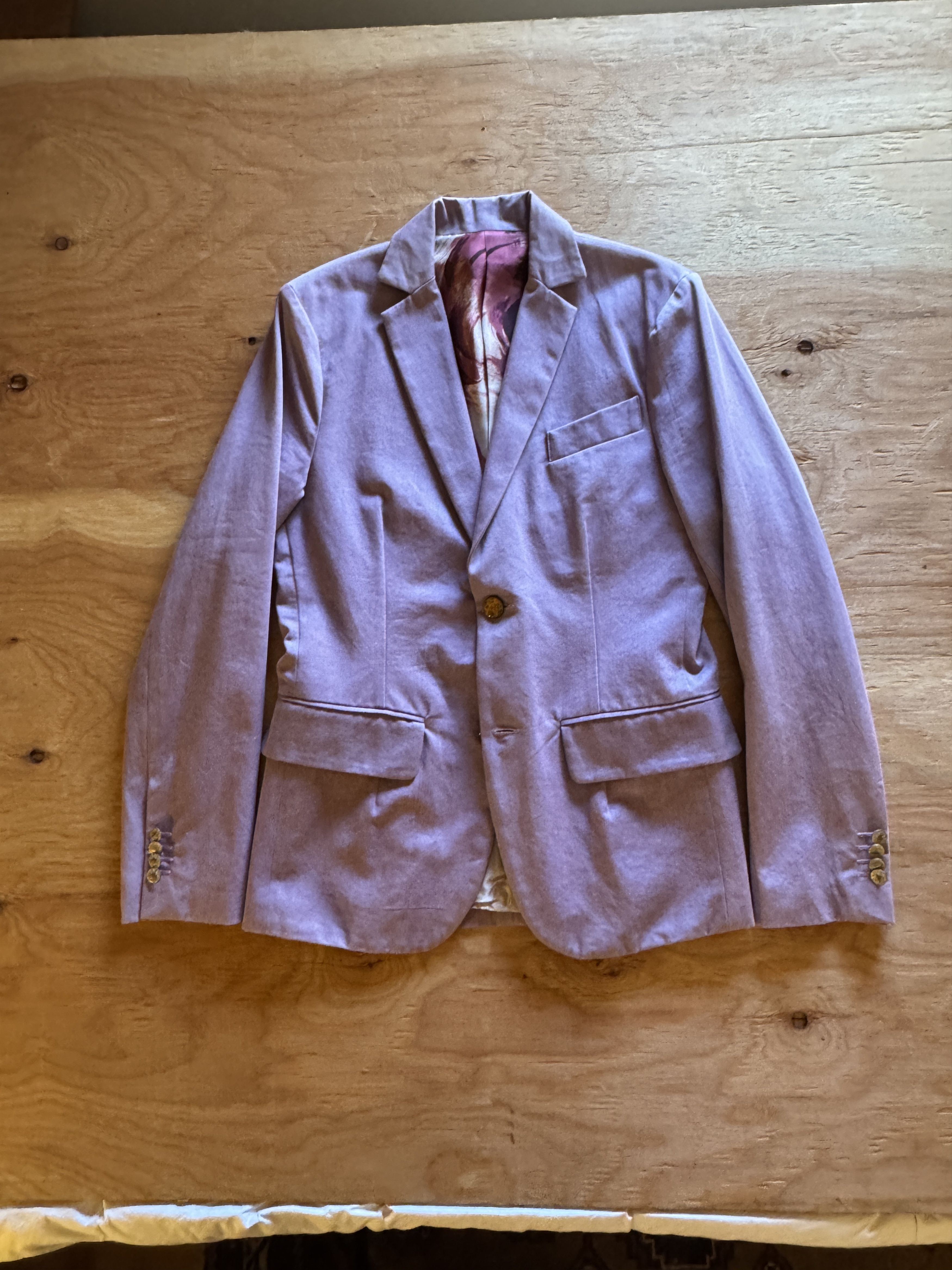 Other Made to order lilac blazer Size 38R - 1 Thumbnail
