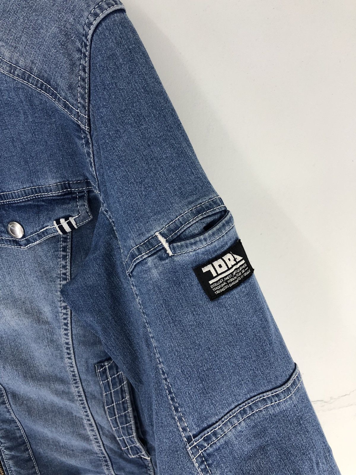 Japanese Brand Vintage Toraichi Denim Workwear Jacket Size M / US 6-8 / IT 42-44 - 14 Thumbnail