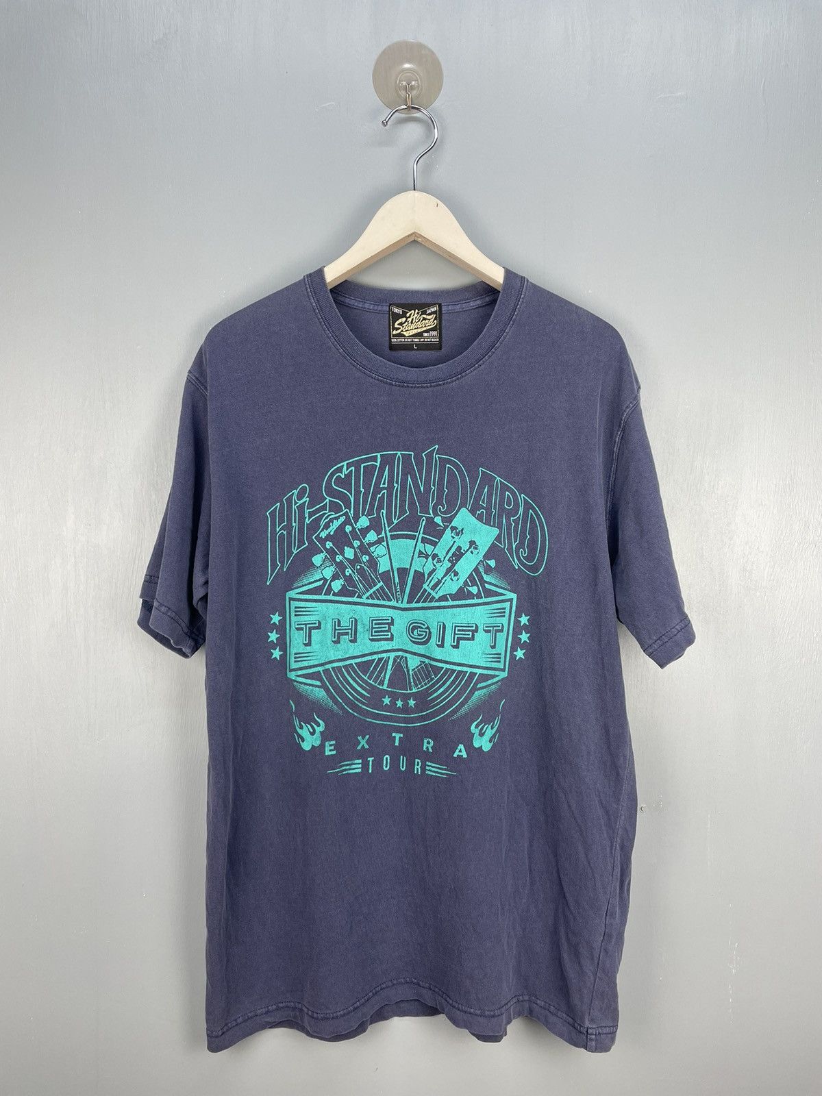 Vintage Hi-Standard Japan rock band tour t shirt