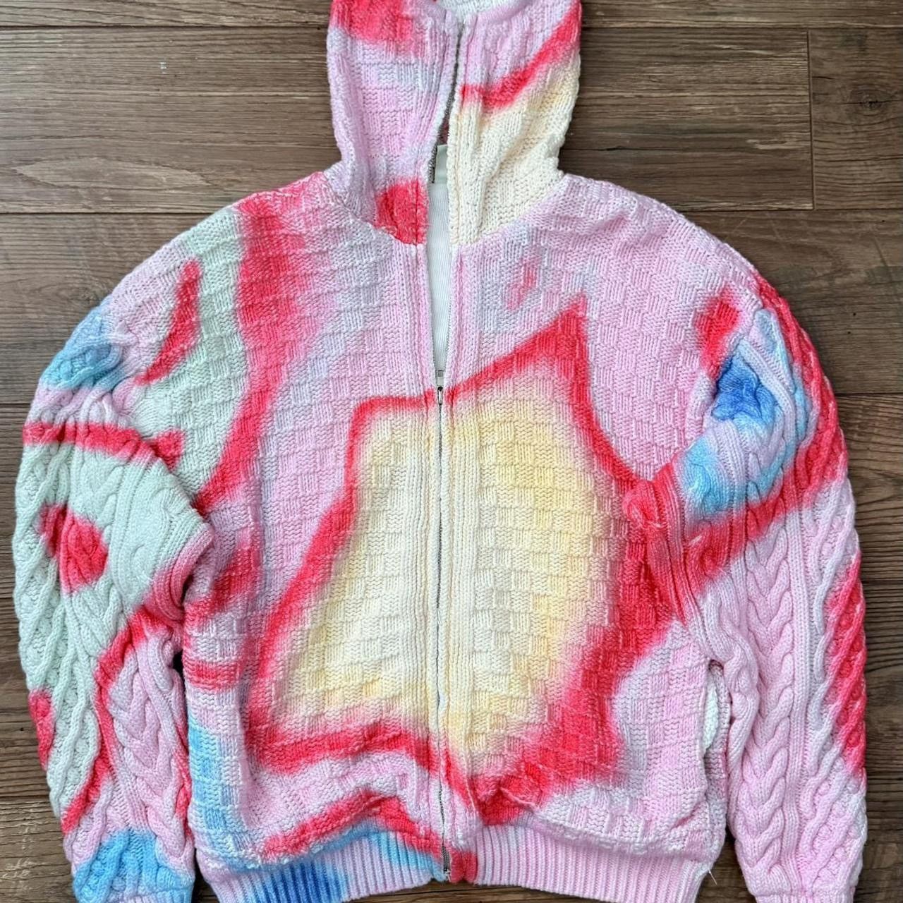 Bad Son badson spctrm multicolor knit puffer zip up Size US S / EU 44-46 / 1 - 1 Thumbnail